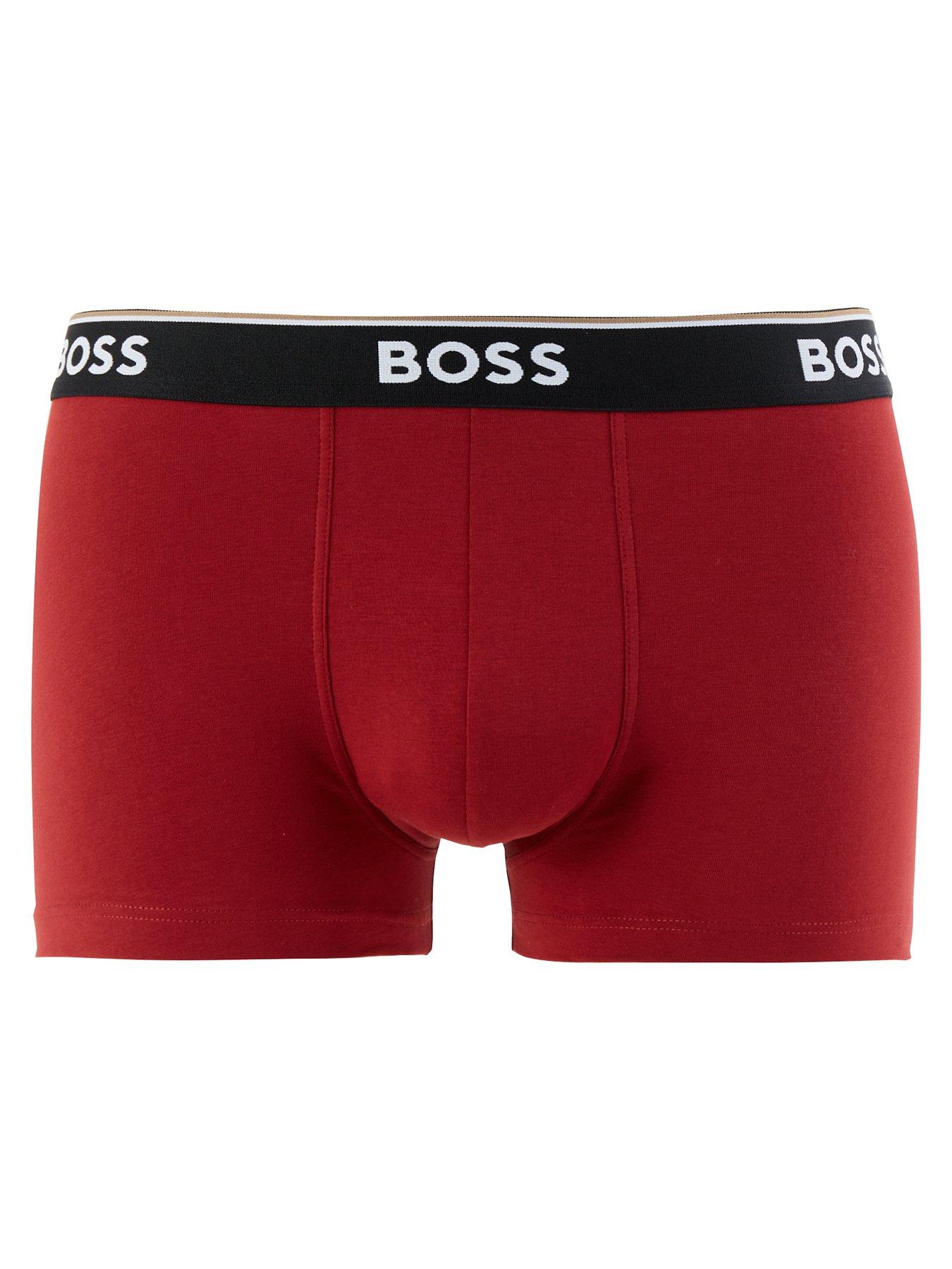 boss-3-pack-power-trunks-navyredgreenstillFront