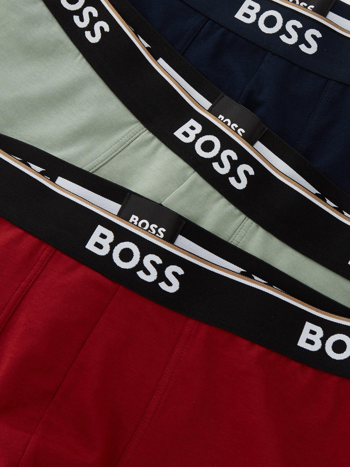 boss-3-pack-power-trunks-navyredgreenback