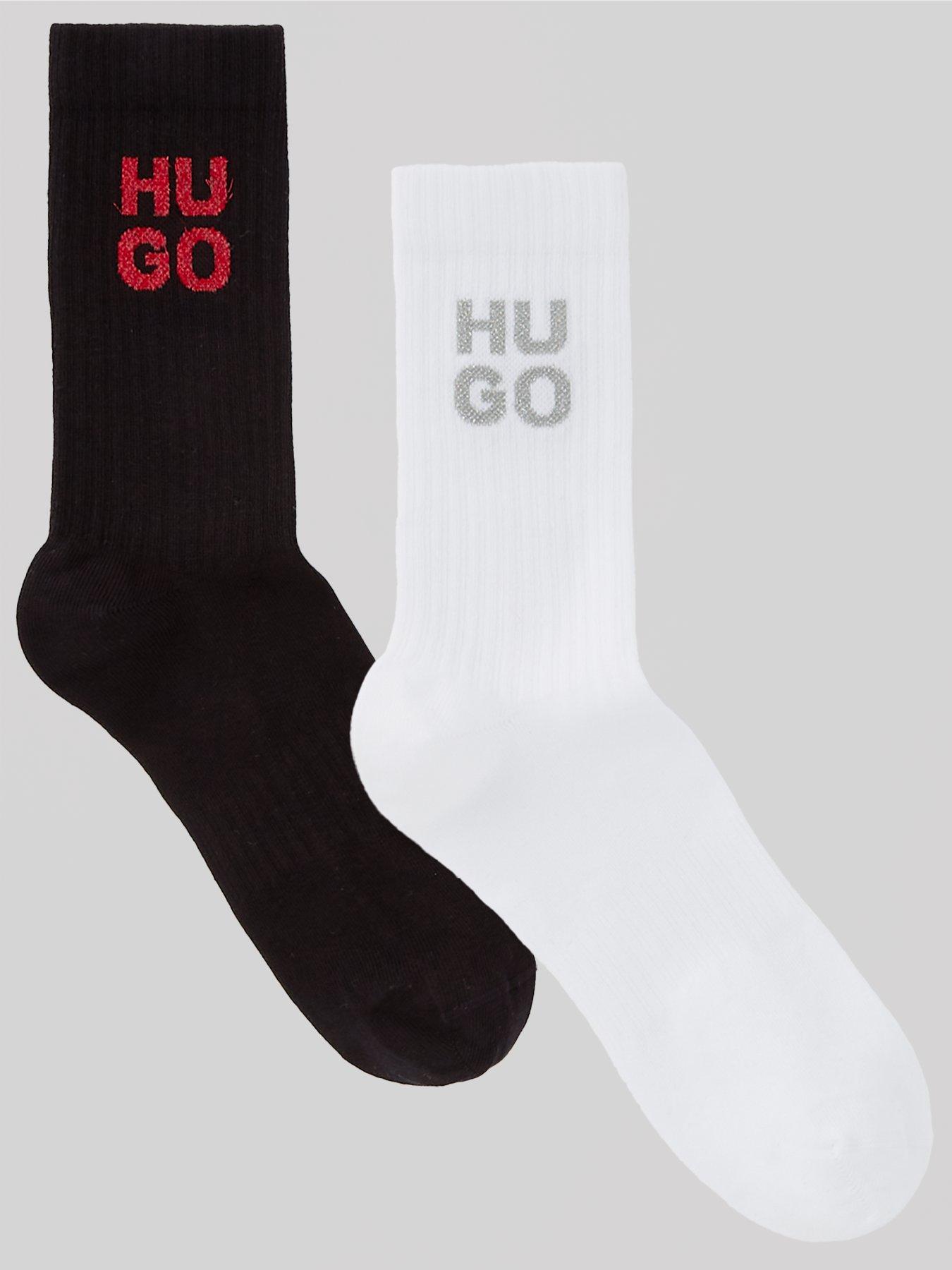 hugo-hugo-2-pack-lurex-logo-gift-crew-socks-black