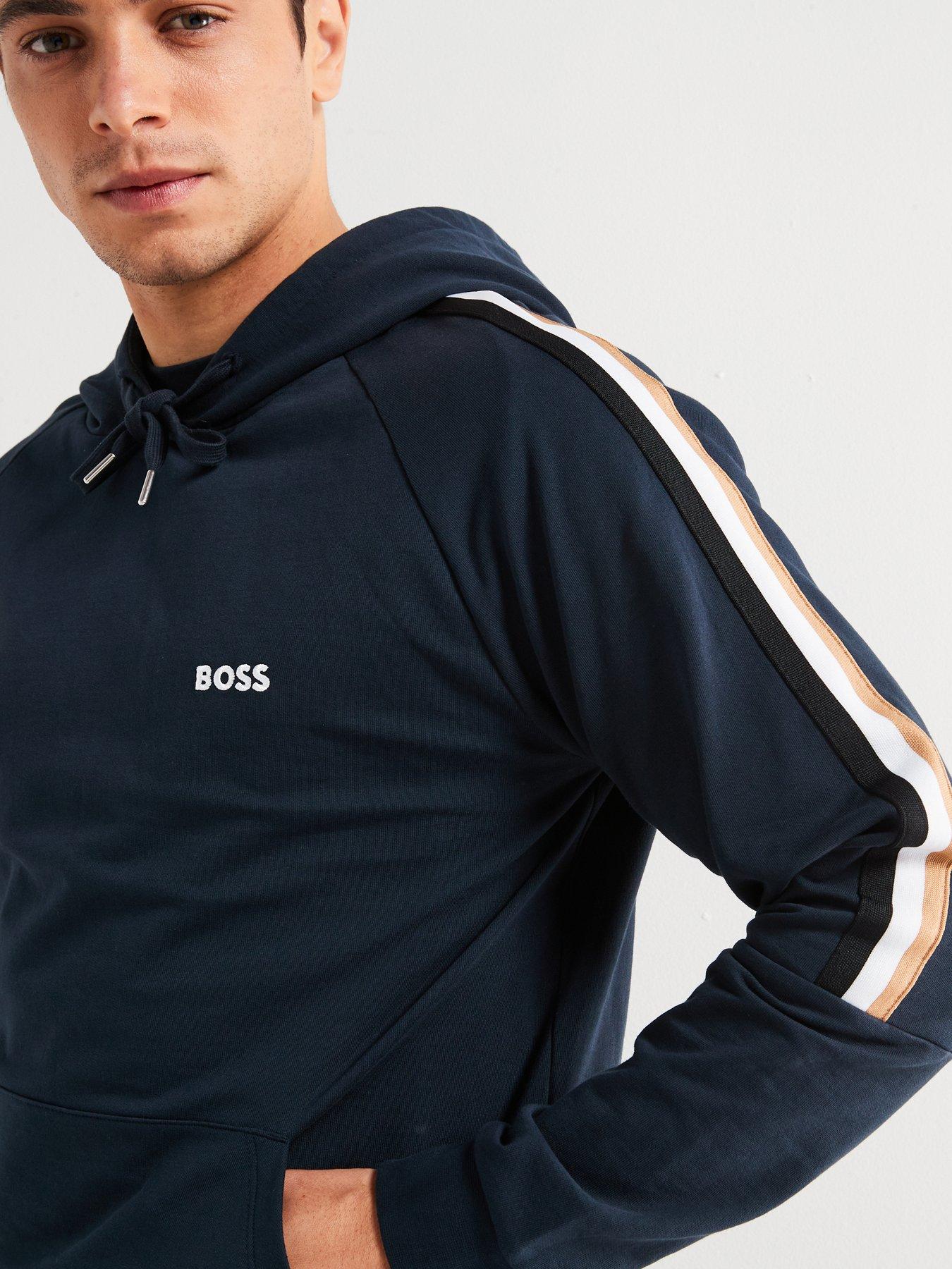 boss-iconic-stripe-loungewear-overhead-hoodiedetail