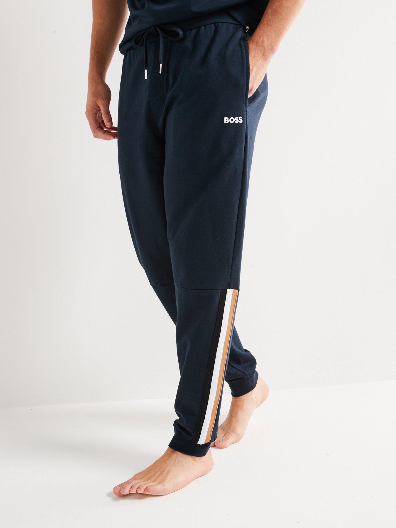 boss-iconic-stripe-cuffed-loungewear-pants