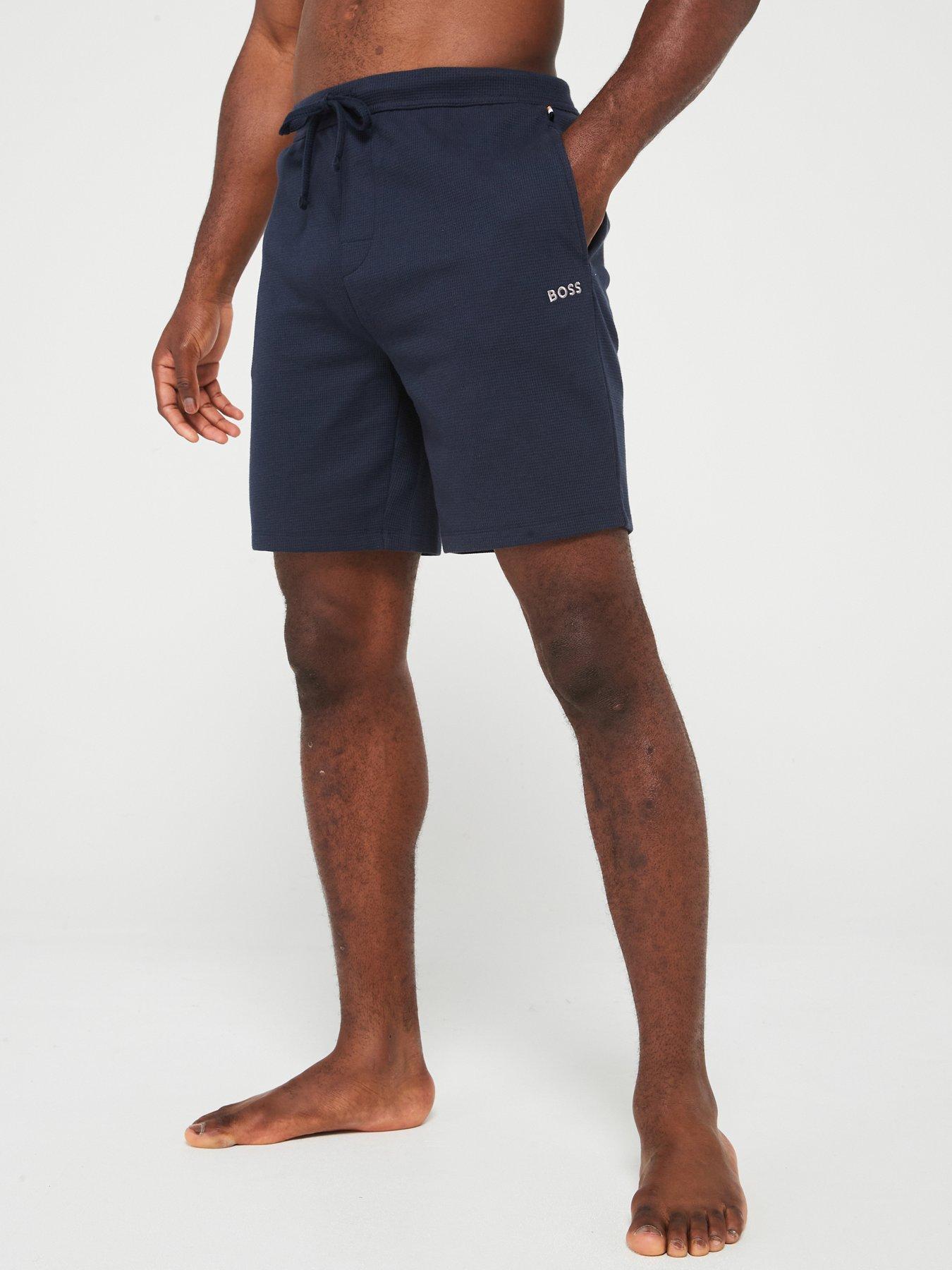 Bodywear Waffle Loungewear Shorts Dark Blue