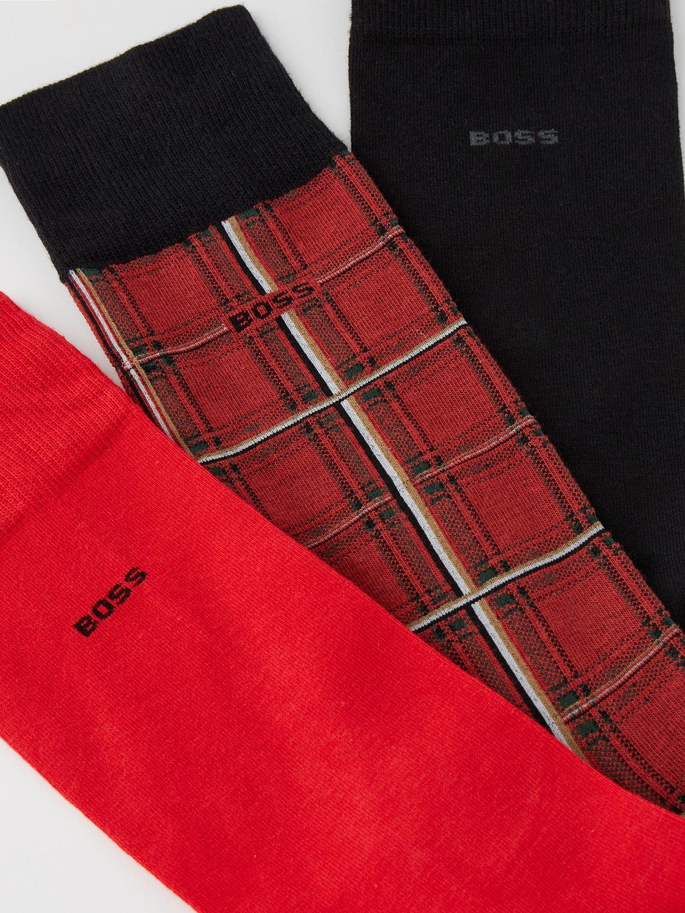 boss-3-pack-check-pattern-sock-gift-setstillFront