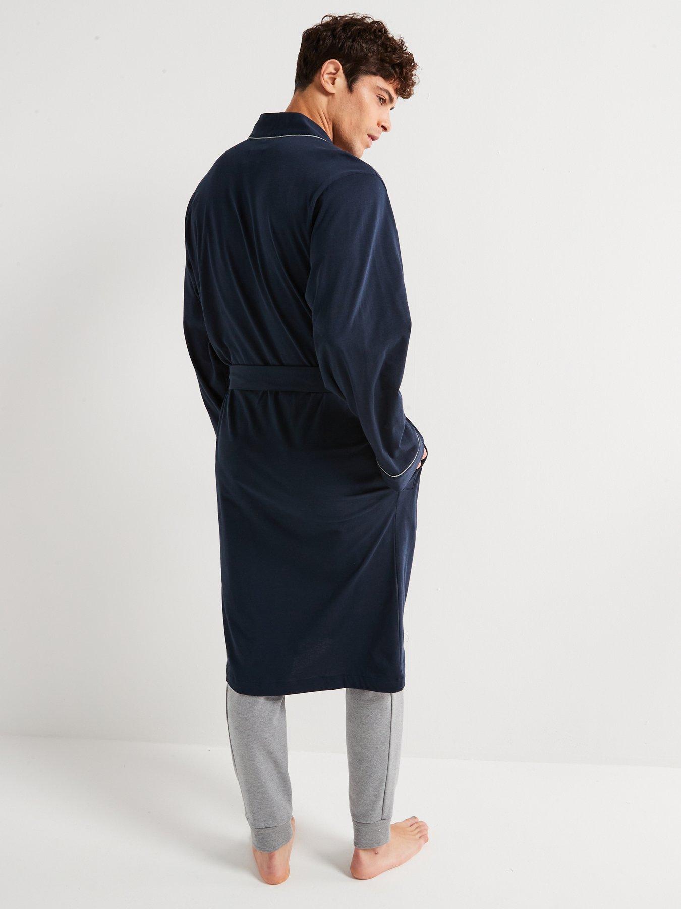 Image 2 of 5 of BOSS Kimono Robe - Dark Blue