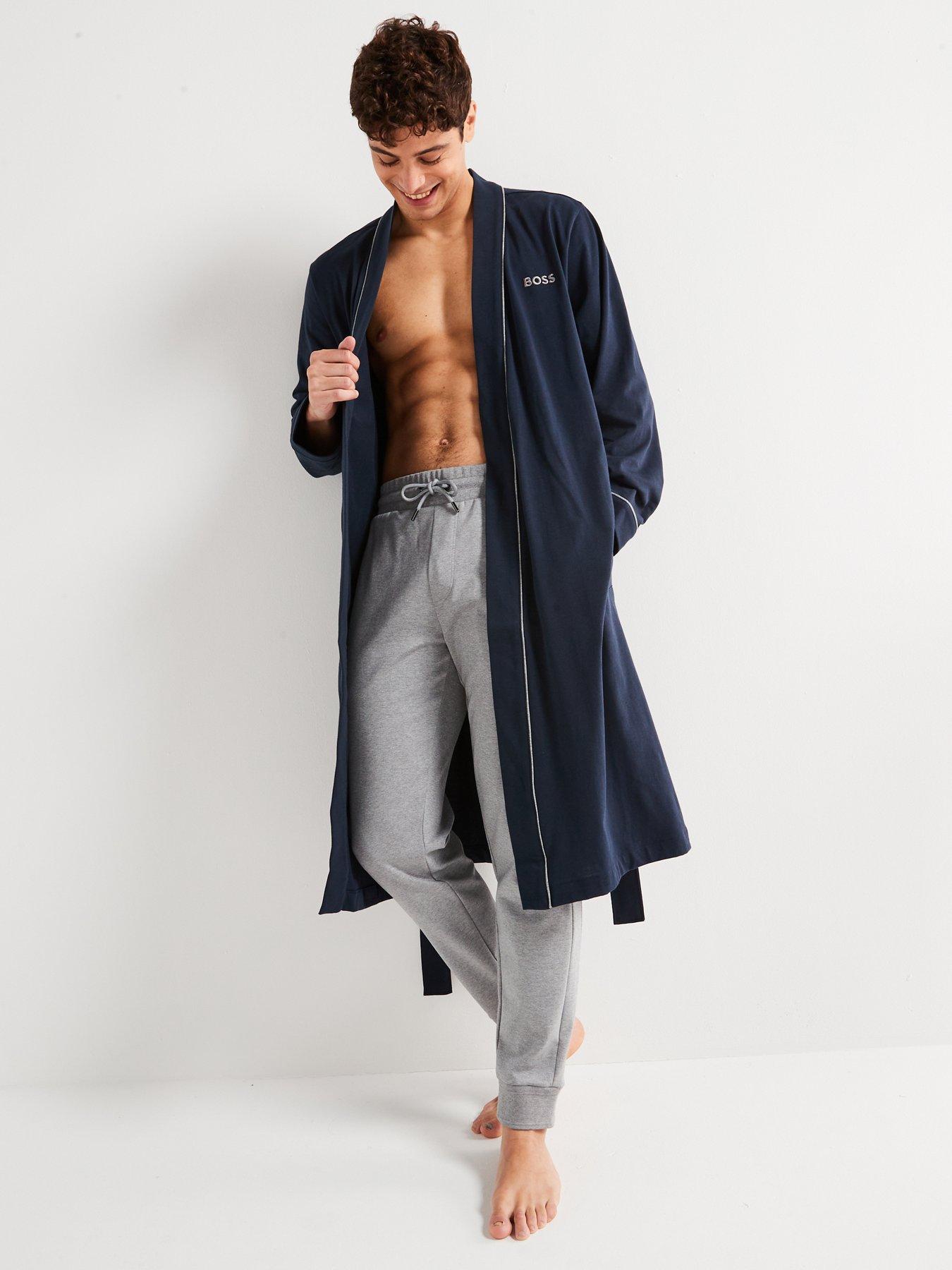 Image 3 of 5 of BOSS Kimono Robe - Dark Blue