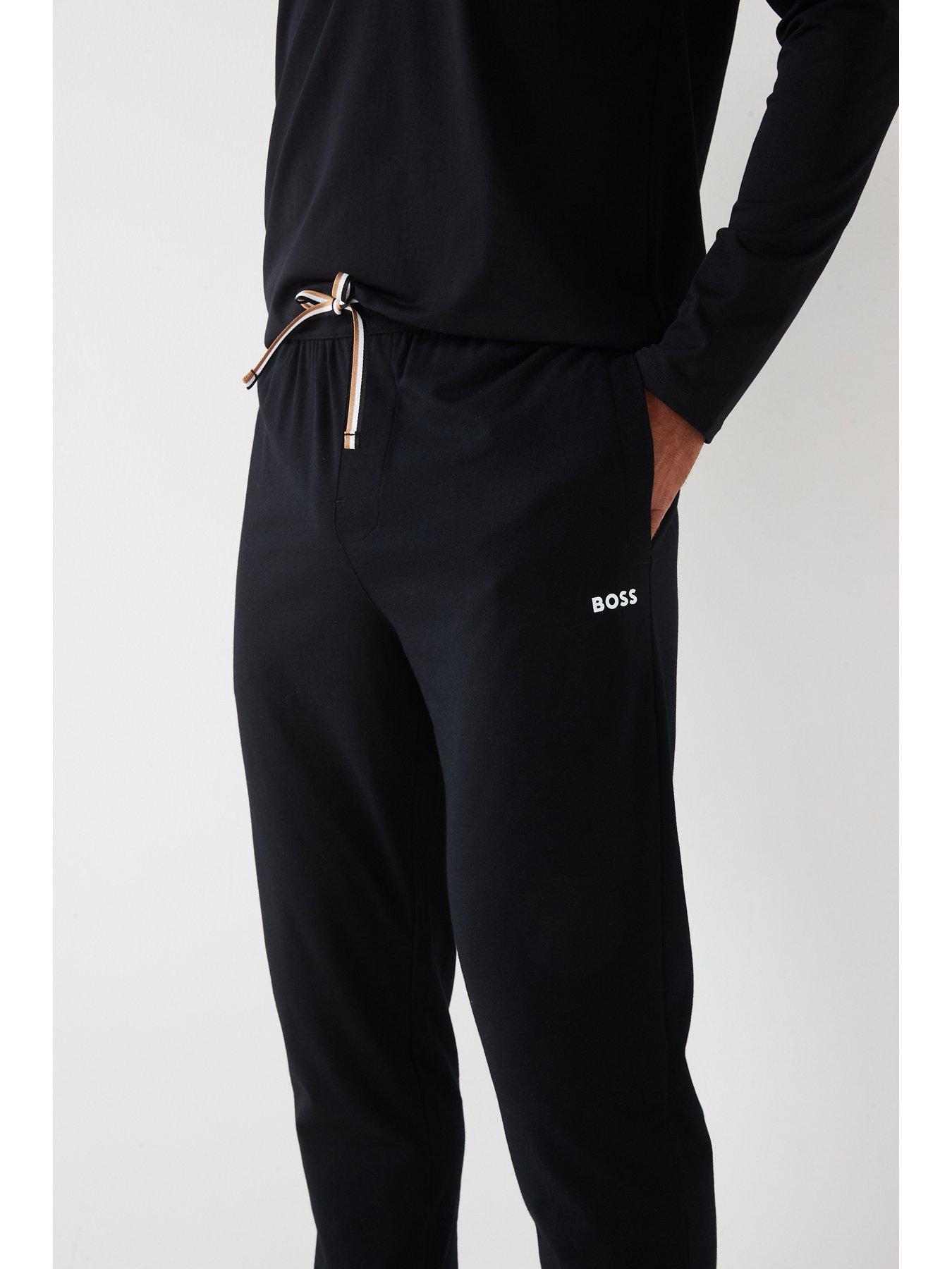 boss-unique-cuffed-loungewear-pants-blackoutfit