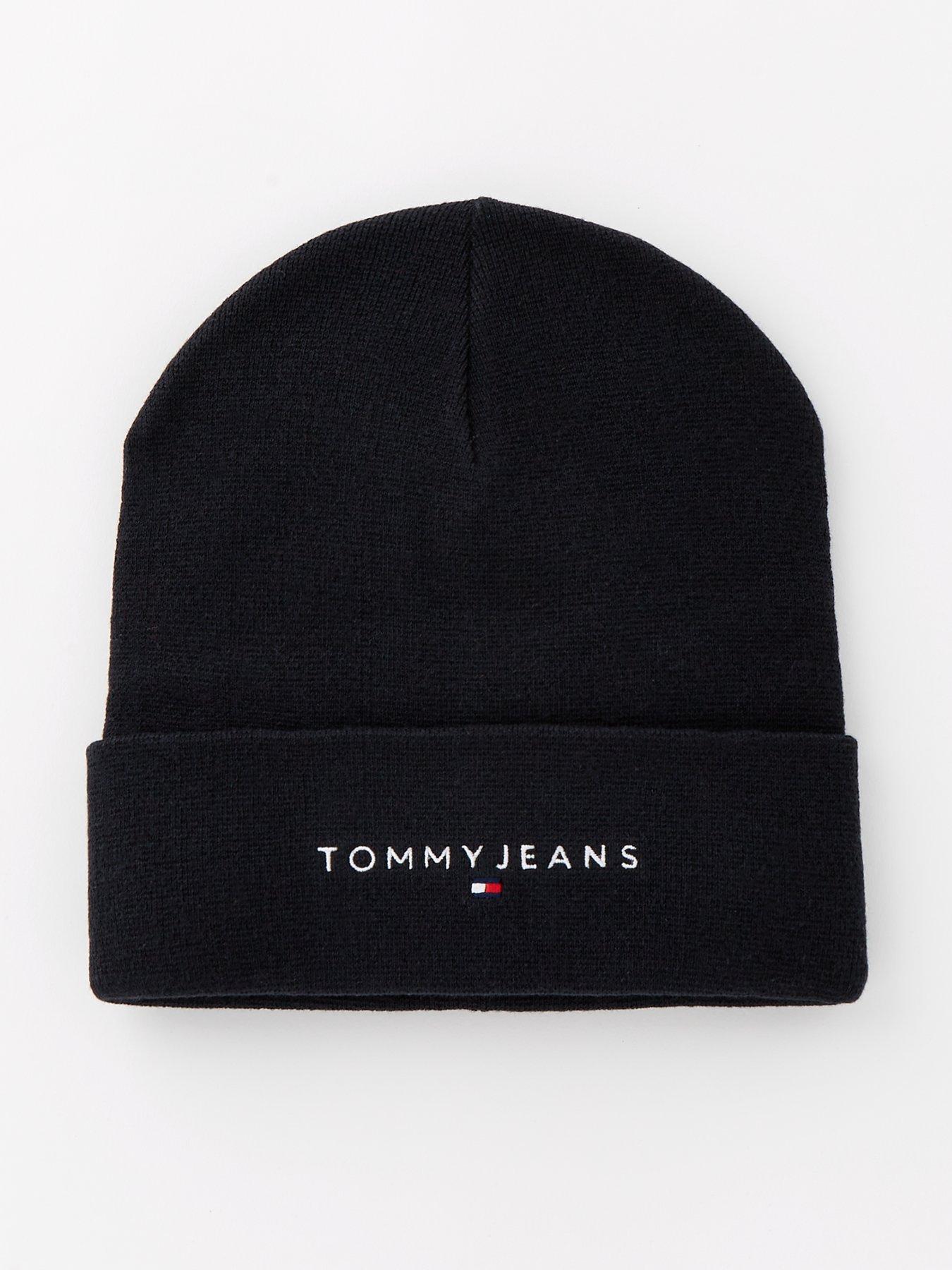 tommy-jeans-tommy-jeans-linear-logo-beanie-hat-black