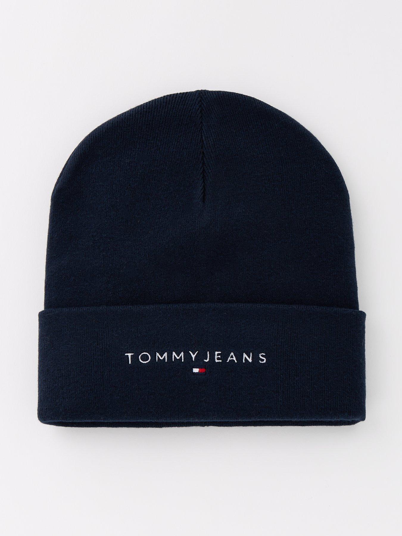 tommy-jeans-tommy-jeans-linear-logo-beanie-hat-navy