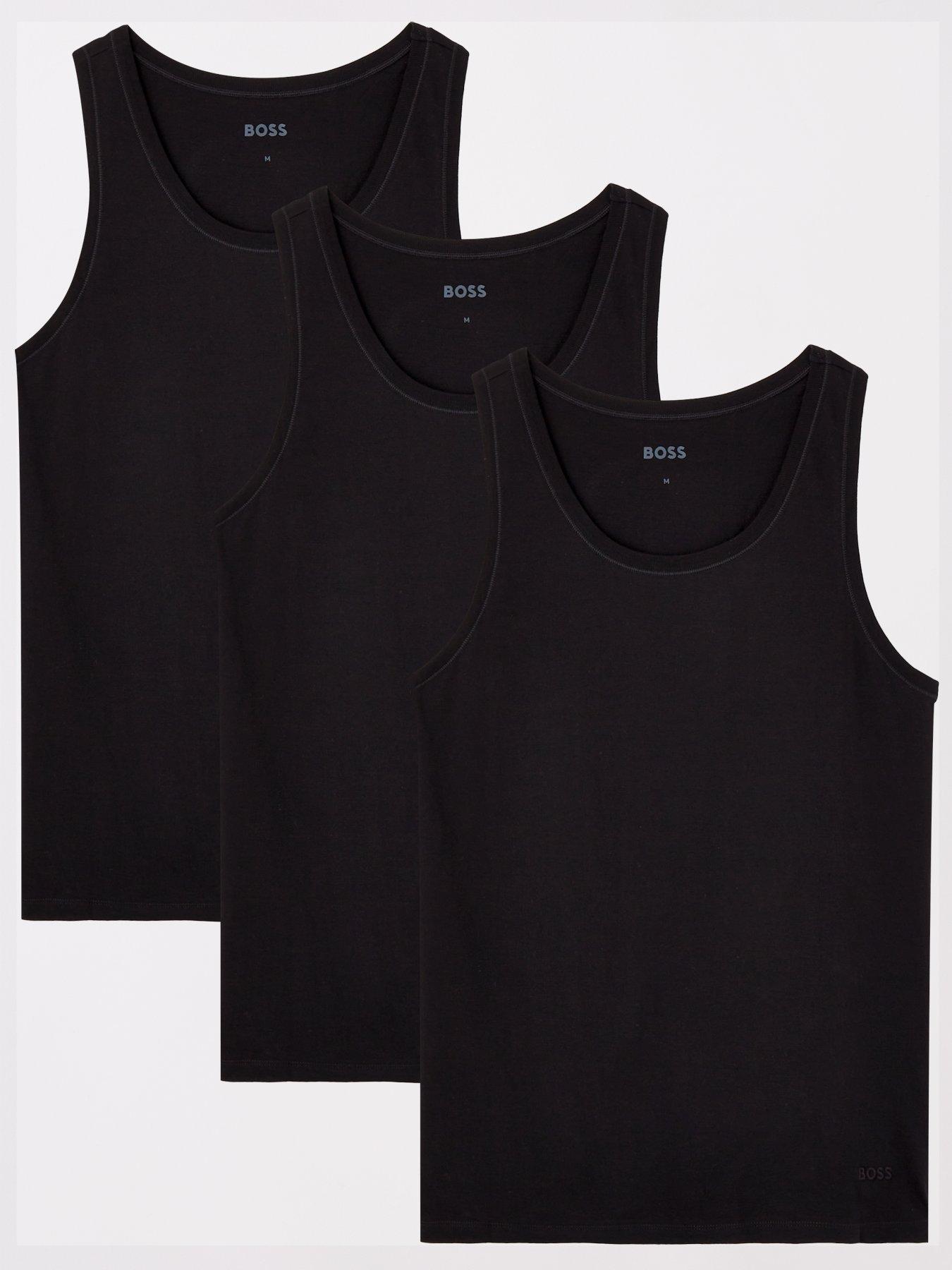 boss-3-pack-classic-tank-top-blackfront