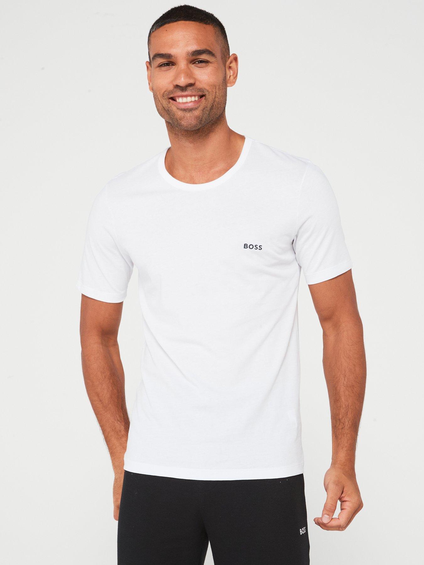 Image 2 of 7 of BOSS 3 Pack of&nbsp;T-shirts -&nbsp;Grey/Navy/White