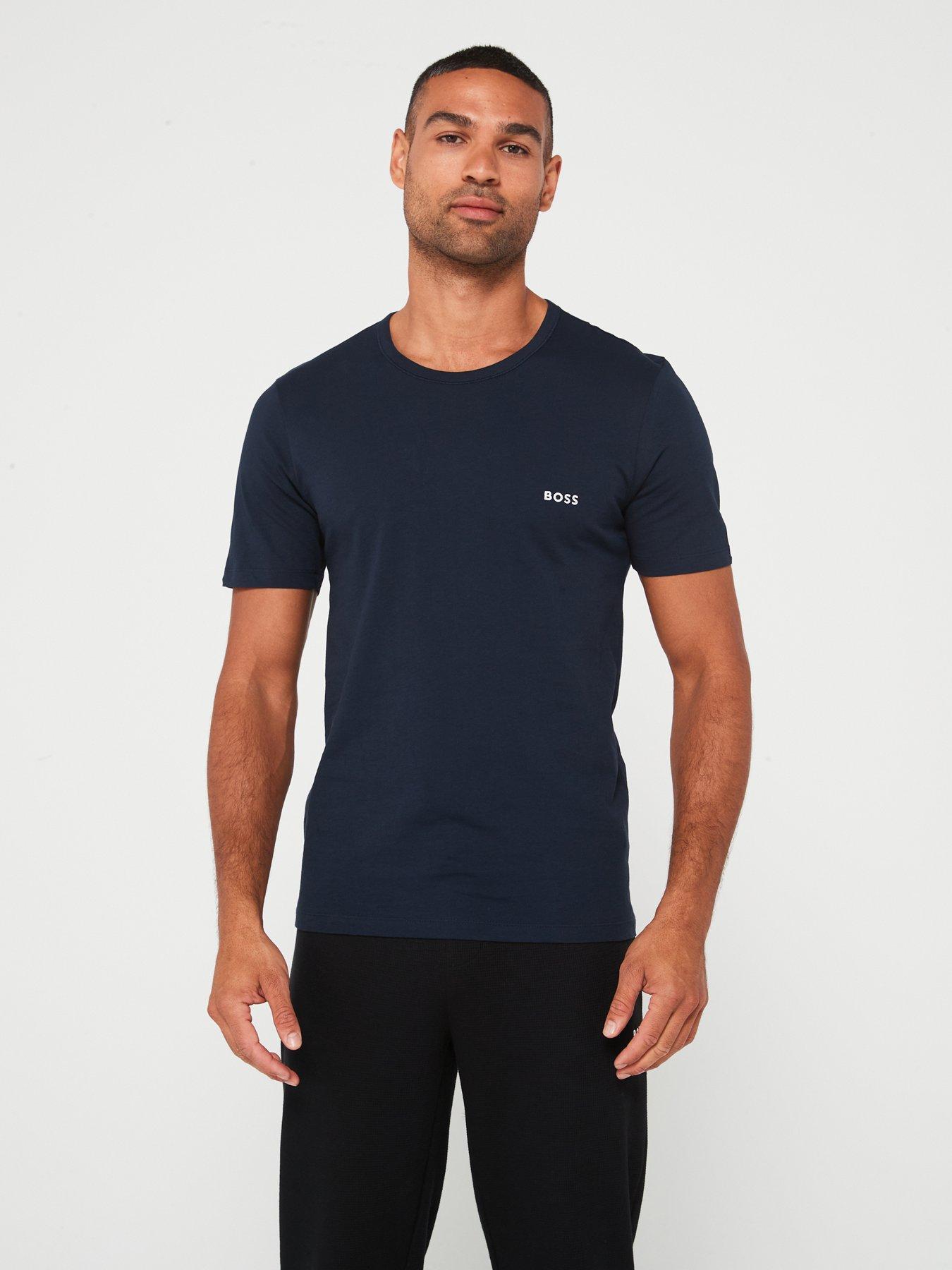 Image 6 of 7 of BOSS 3 Pack of&nbsp;T-shirts -&nbsp;Grey/Navy/White