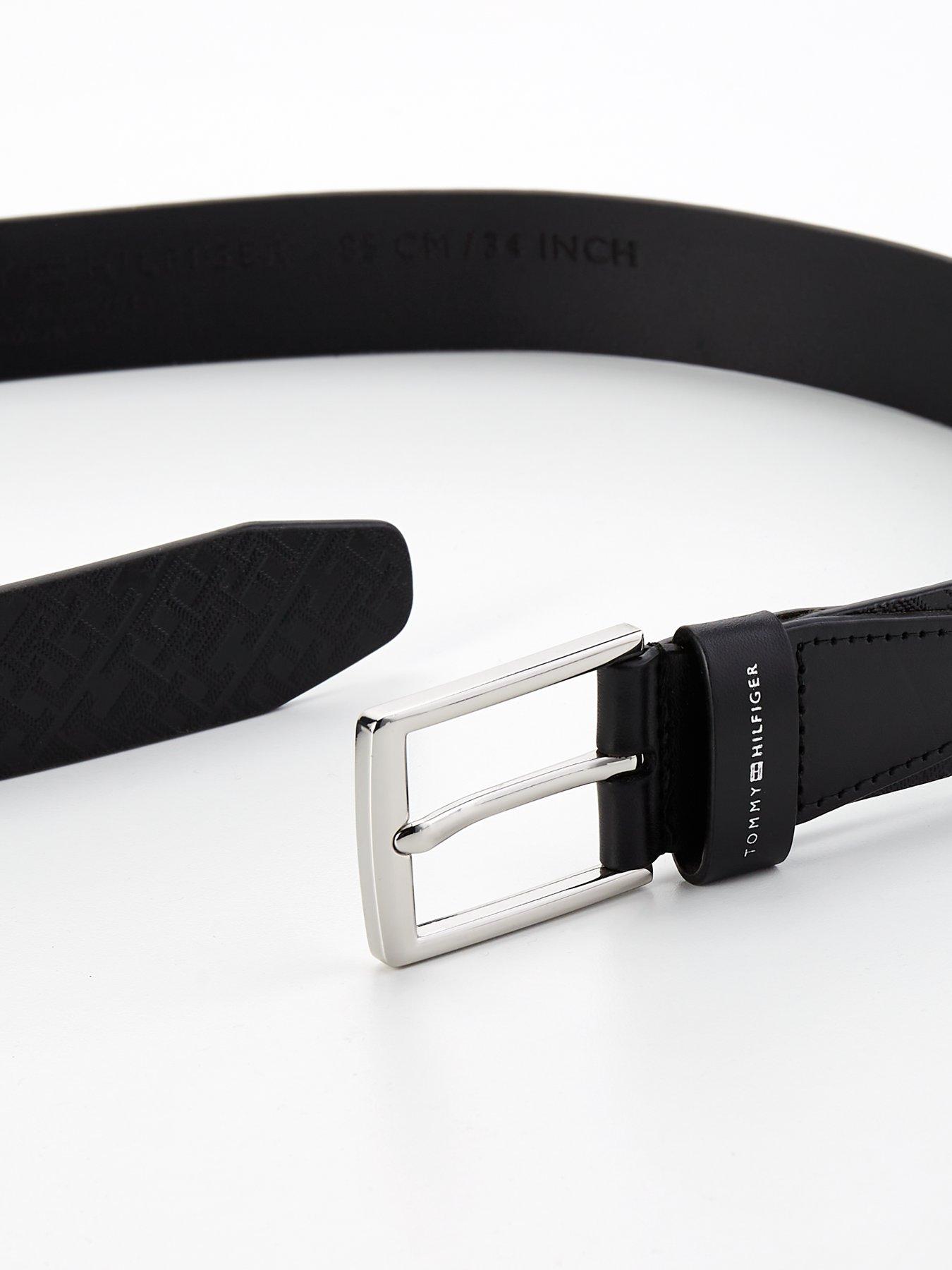 tommy-hilfiger-tommy-hilfiger-monogram-print-35cm-leather-belt-blackoutfit