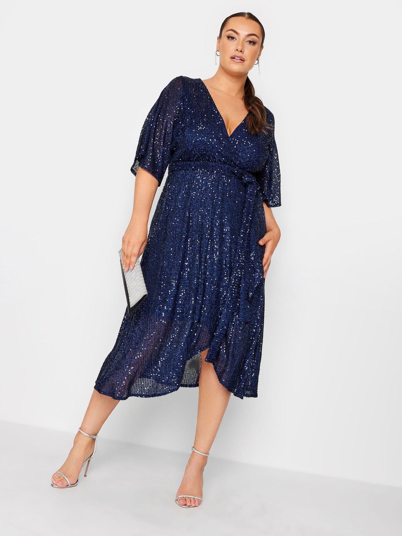 yours-sequin-tulip-hem-wrap-dress-blueback