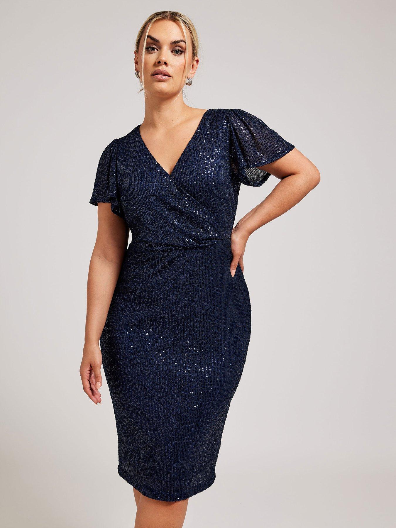 yours-sequin-wrap-shift-dressback