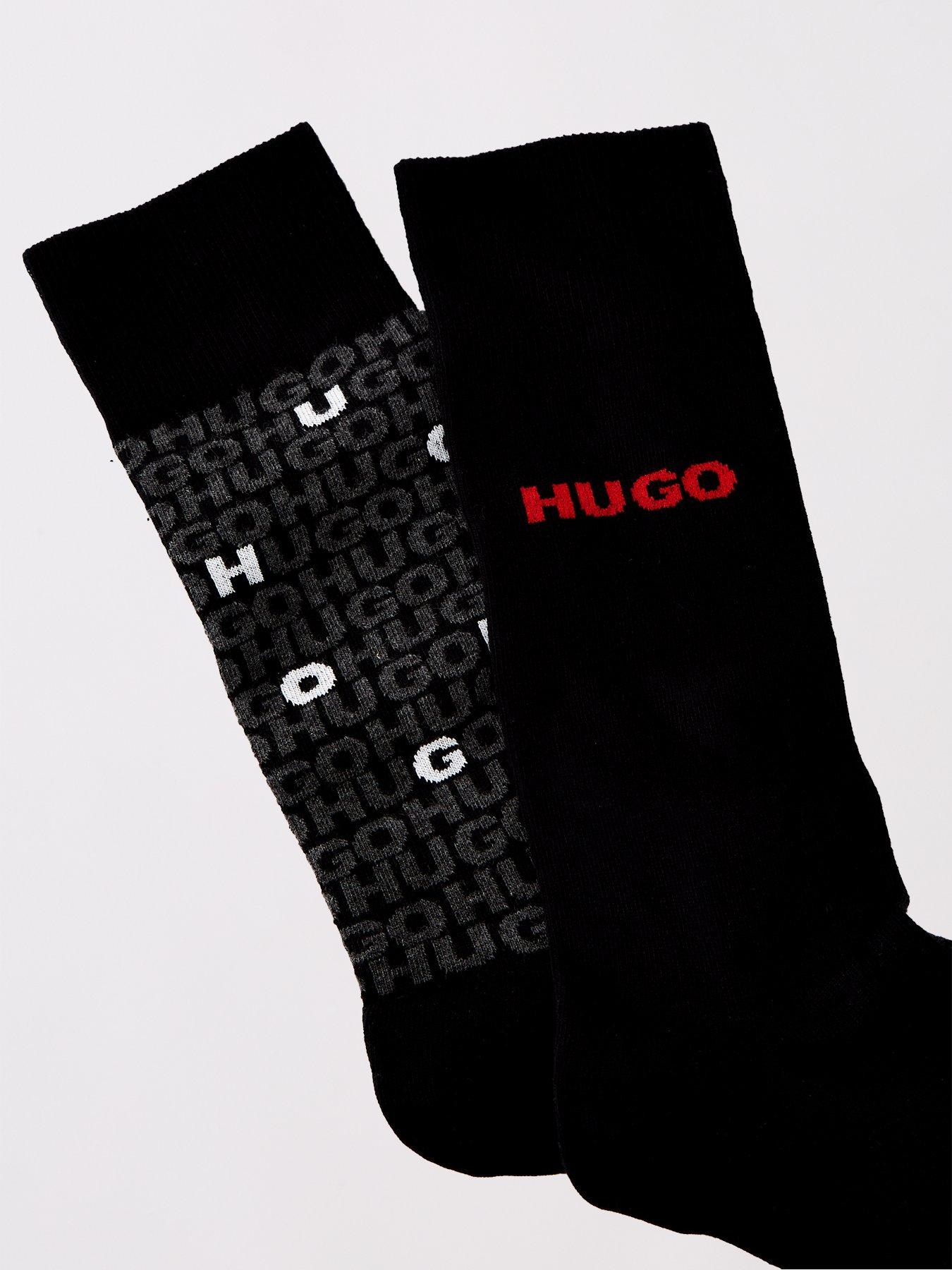 hugo-hugo-2-pack-tortuga-design-crew-socks-blackback