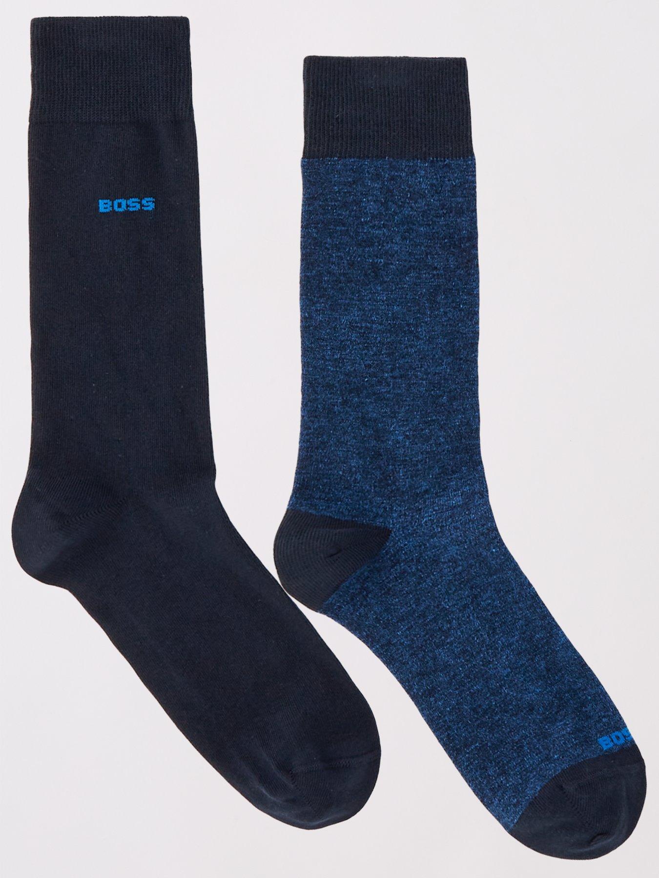 boss-2-pack-yarn-effect-crew-socks