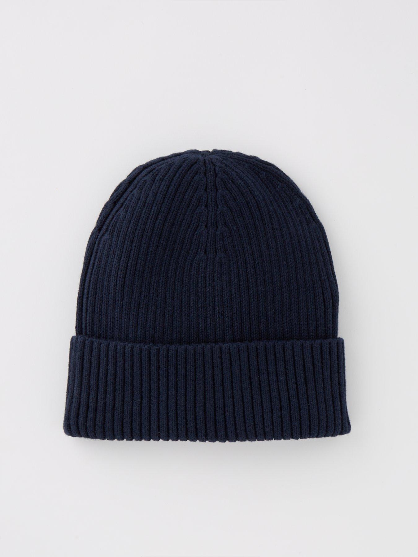 calvin-klein-calvin-klein-classic-cotton-tab-logo-rib-beanie-navyback