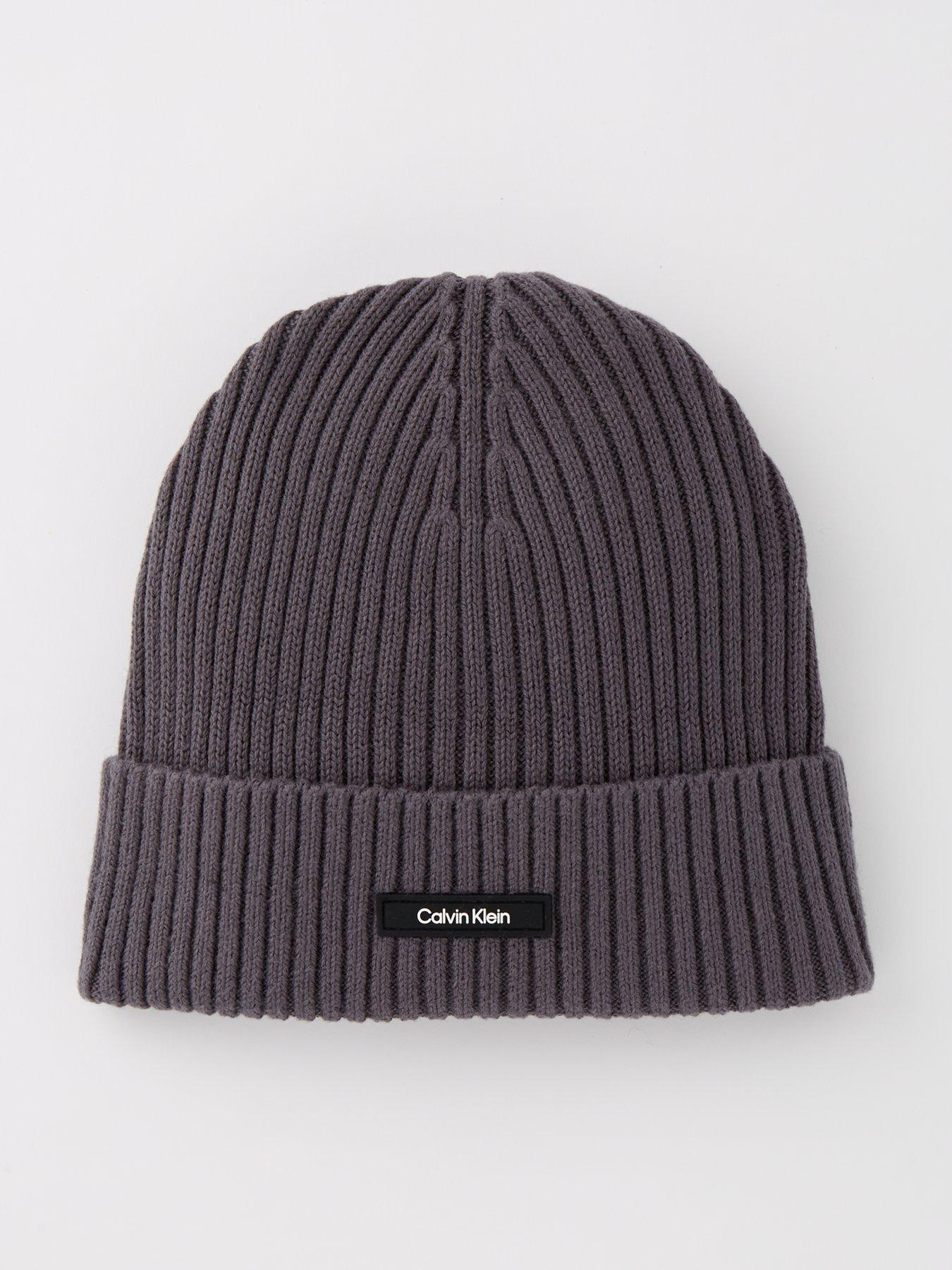 calvin-klein-calvin-klein-classic-cotton-tab-logo-rib-beanie-grey