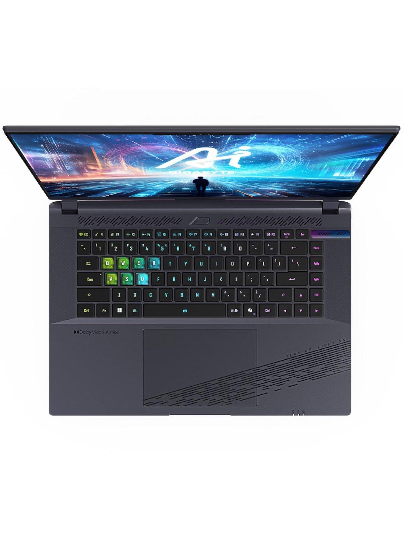 Image 5 of 7 of GIGABYTE AORUS 16X ASG, GeForce RTX 4070, Intel Core i9, 16GB RAM 1TB SSD, 16in QHD 165Hz Gaming Laptop