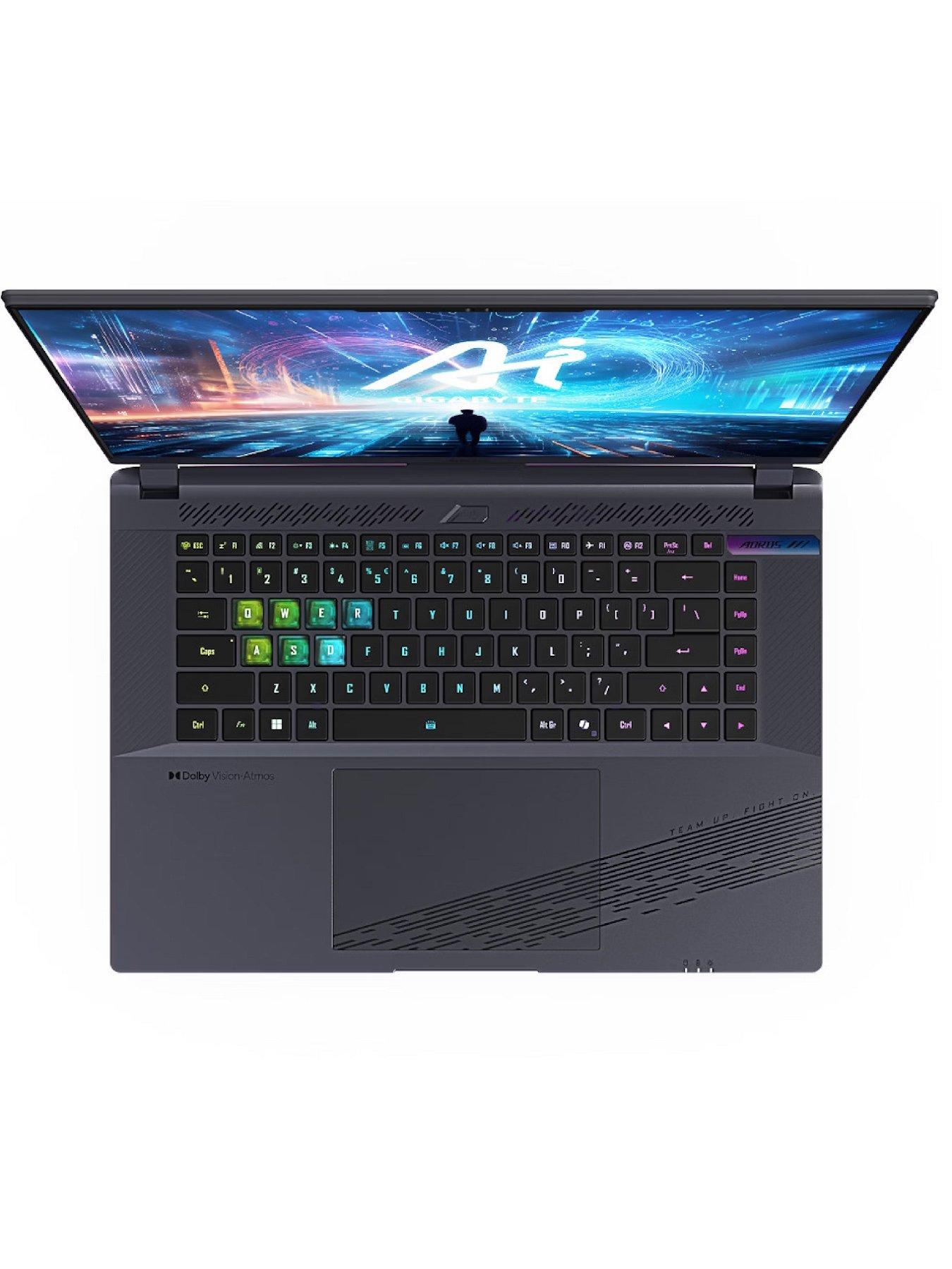 Image 5 of 7 of GIGABYTE AORUS 16X 9KG, GeForce RTX 4060, Intel Core i7, 8GB RAM 1TB SSD, 16in QHD 165Hz Gaming Laptop