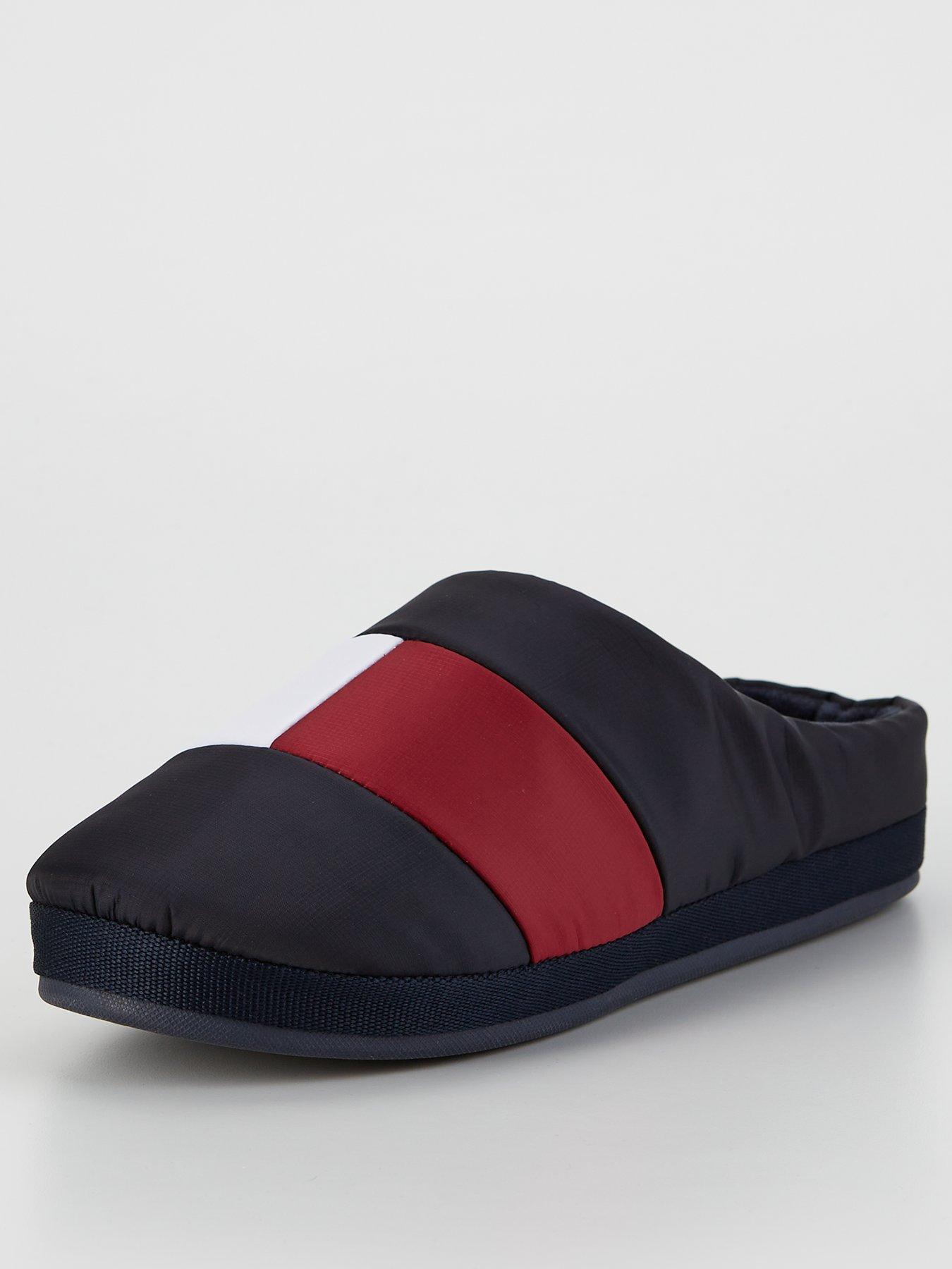 tommy-hilfiger-tommy-hilfiger-hilfiger-nylon-flag-mule-slipper-navystillFront