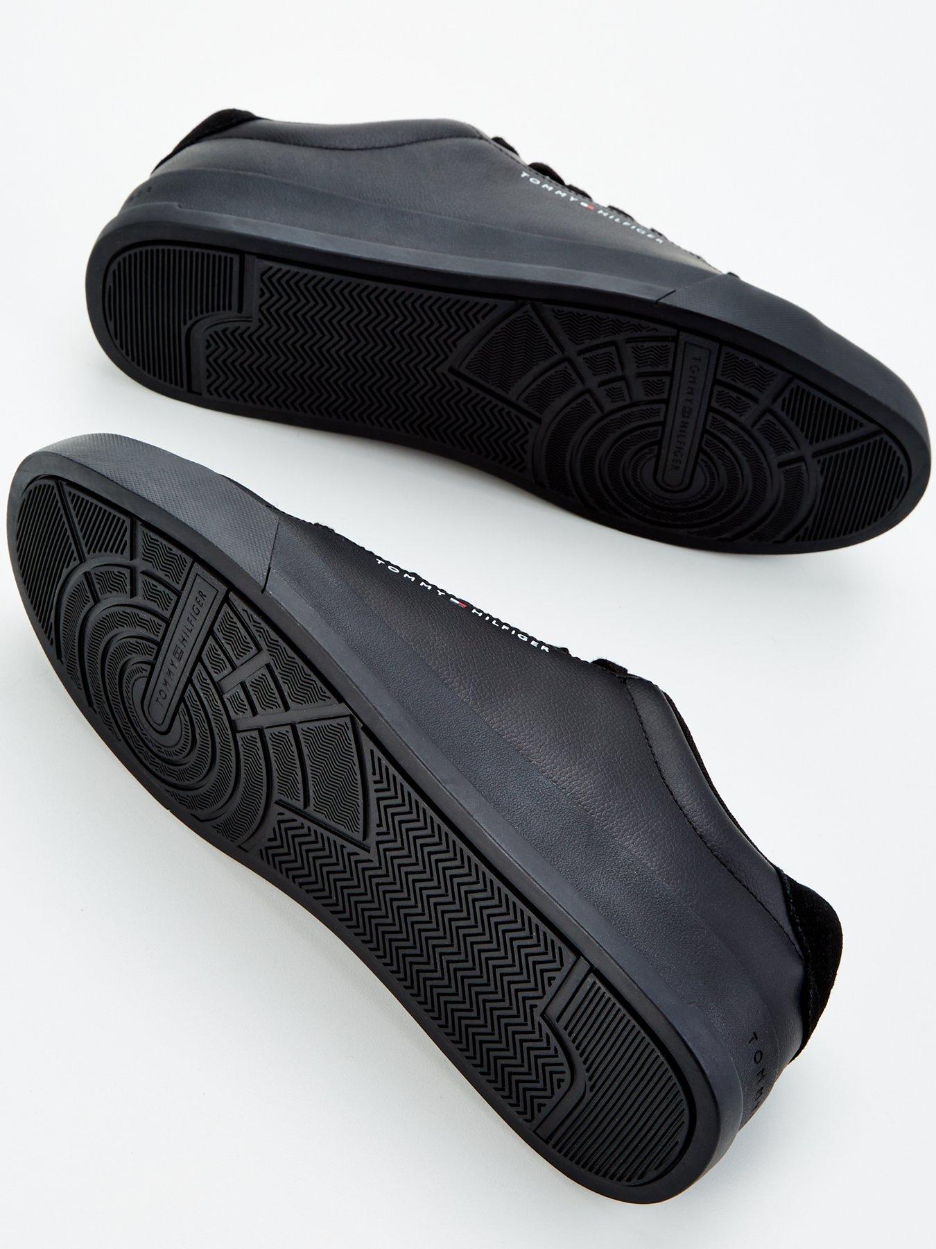 tommy-hilfiger-tommy-hilfiger-court-leather-grain-essential-sneaker-blackdetail