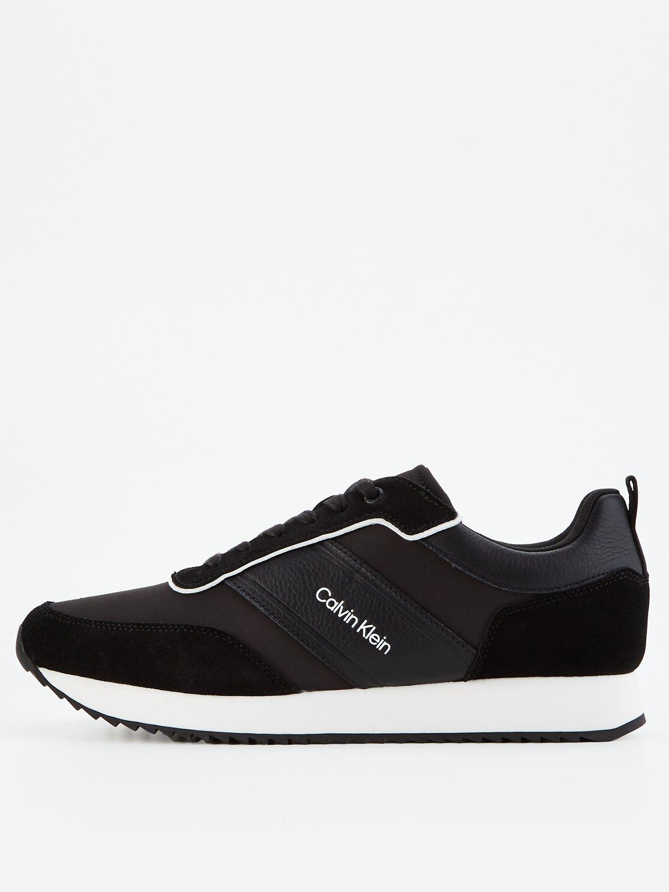 calvin-klein-calvin-klein-low-top-suedeleather-lace-up-runners-blackwhite