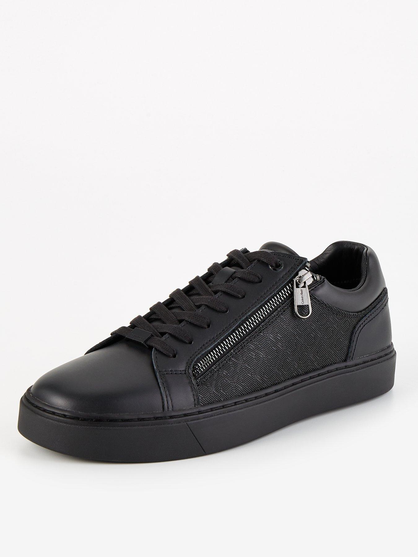 calvin-klein-calvin-klein-low-top-zip-detail-mono-print-sneakers-blackstillFront