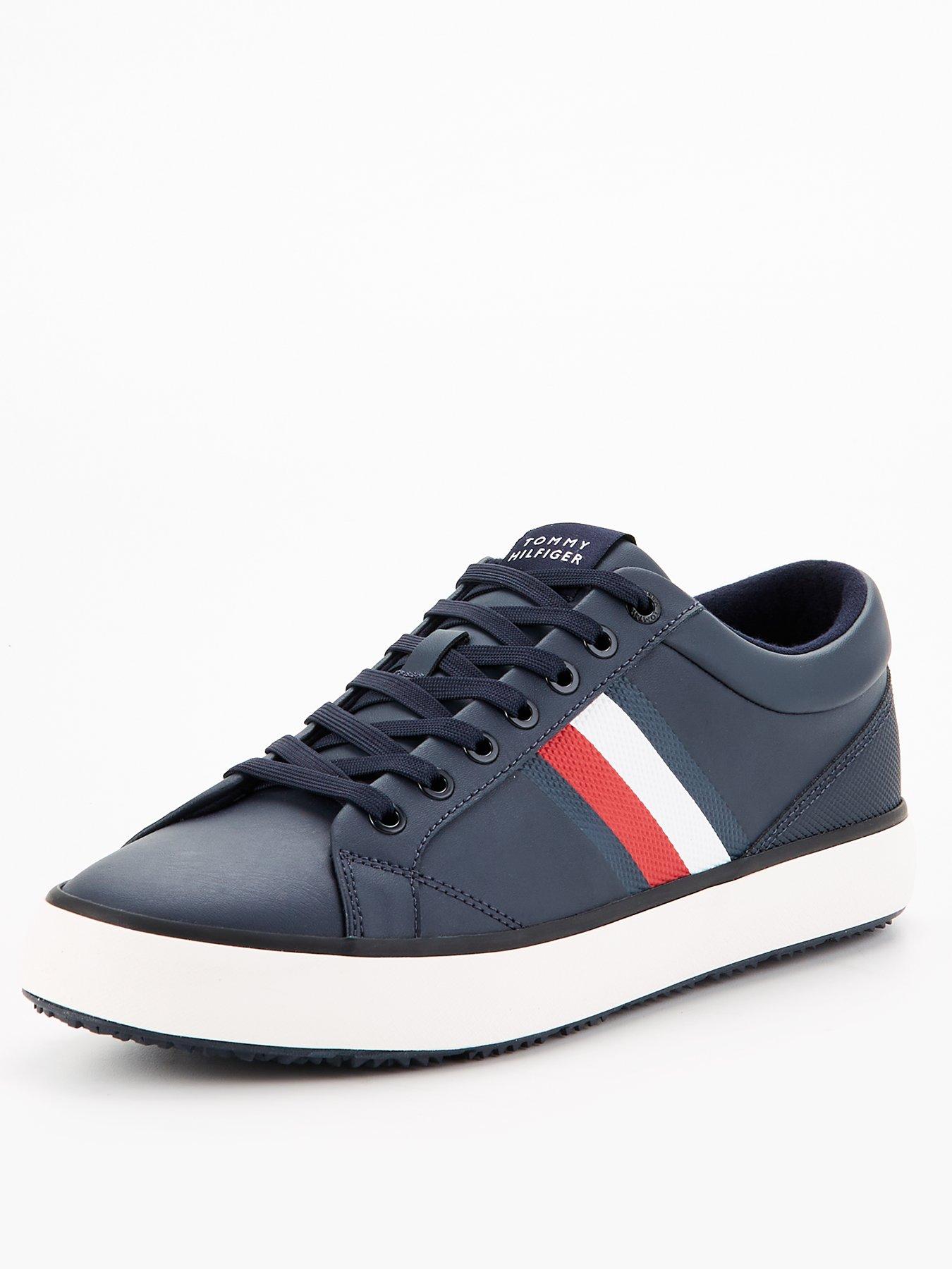 tommy-hilfiger-tommy-hilfiger-stripe-hi-vulcanised-core-cleat-sneakers-navystillFront