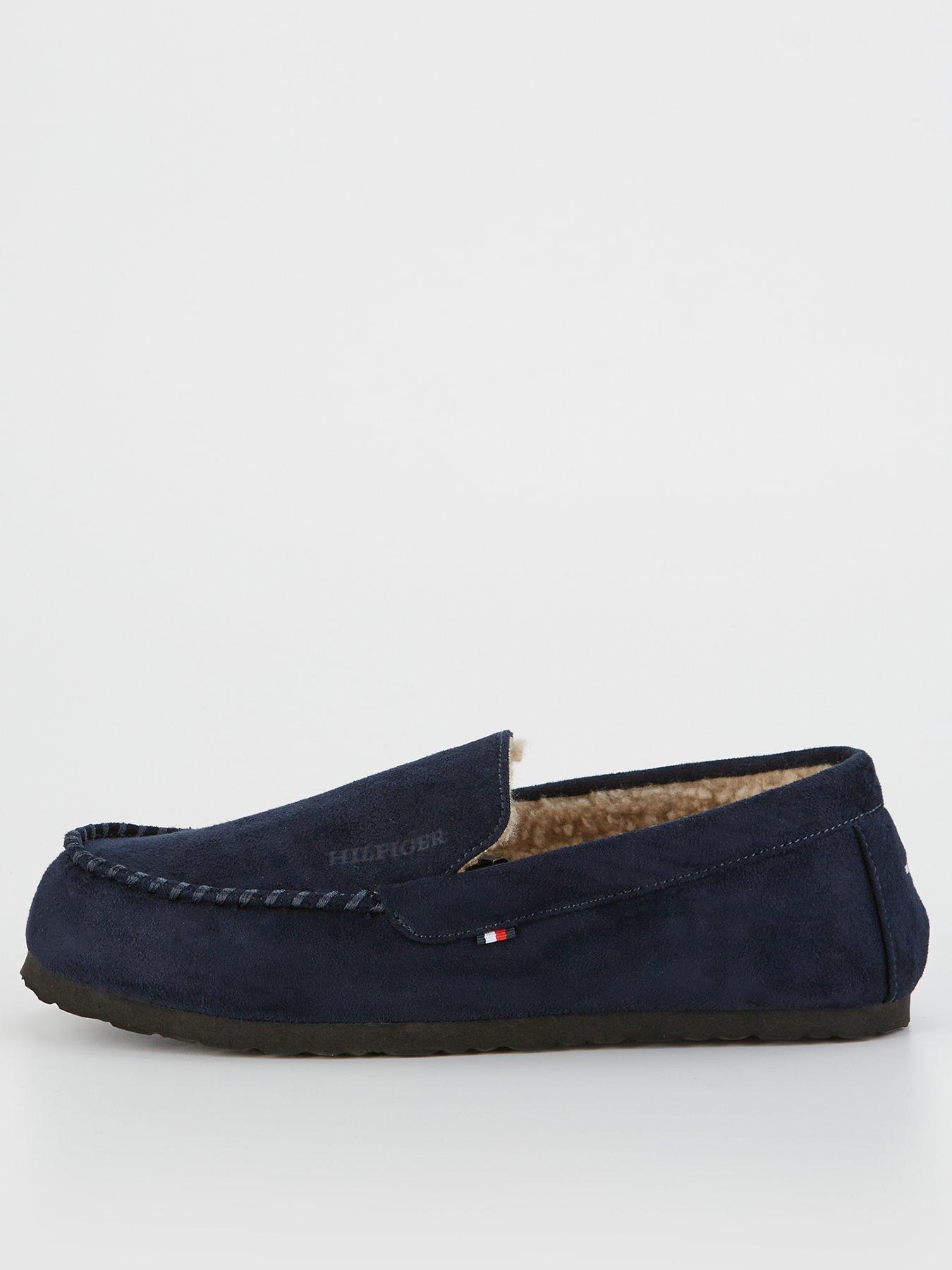 tommy-hilfiger-tommy-hilfiger-hilfiger-suede-driver-slipper-navy