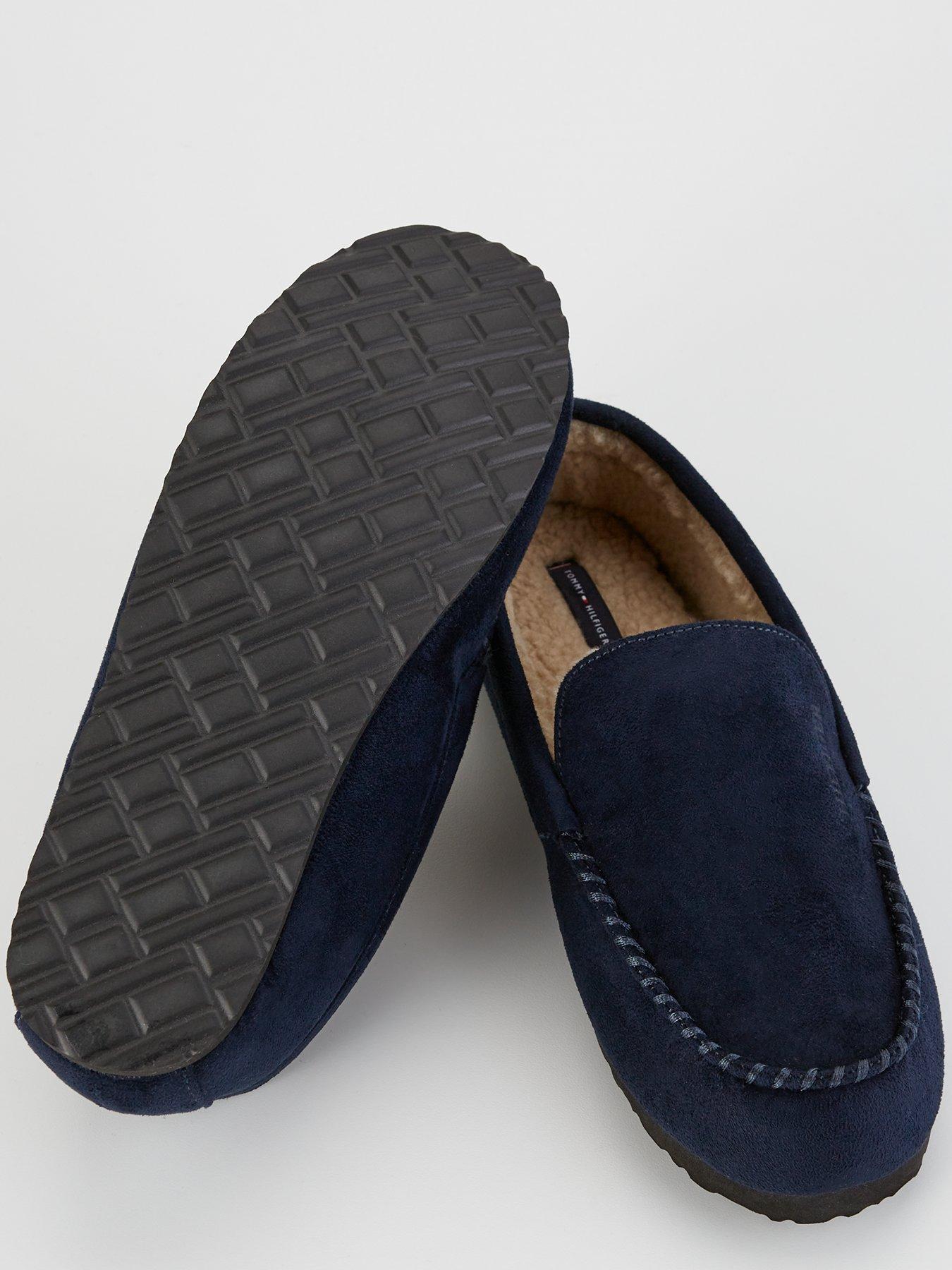 tommy-hilfiger-tommy-hilfiger-hilfiger-suede-driver-slipper-navydetail