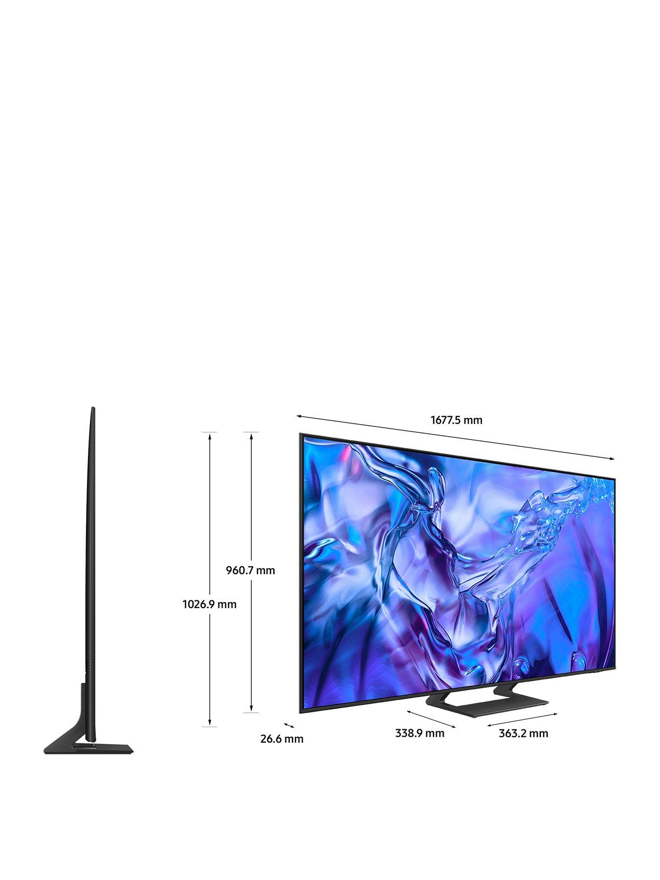 Image 2 of 7 of Samsung DU8500, 75 inch,Crystal UHD, Airslim, 4K Smart TV with Centre Stand