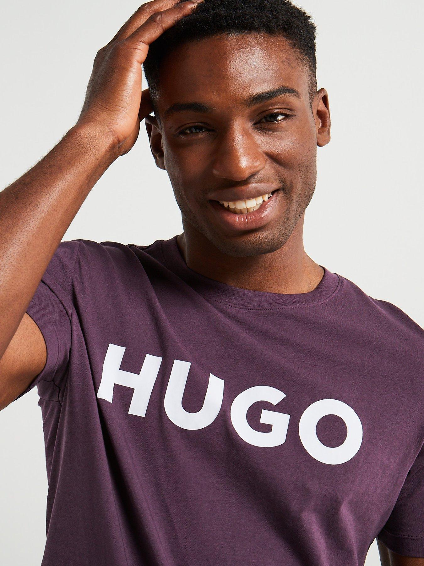 hugo-hugo-dulivio-chest-logo-regular-fit-t-shirt-purpleoutfit