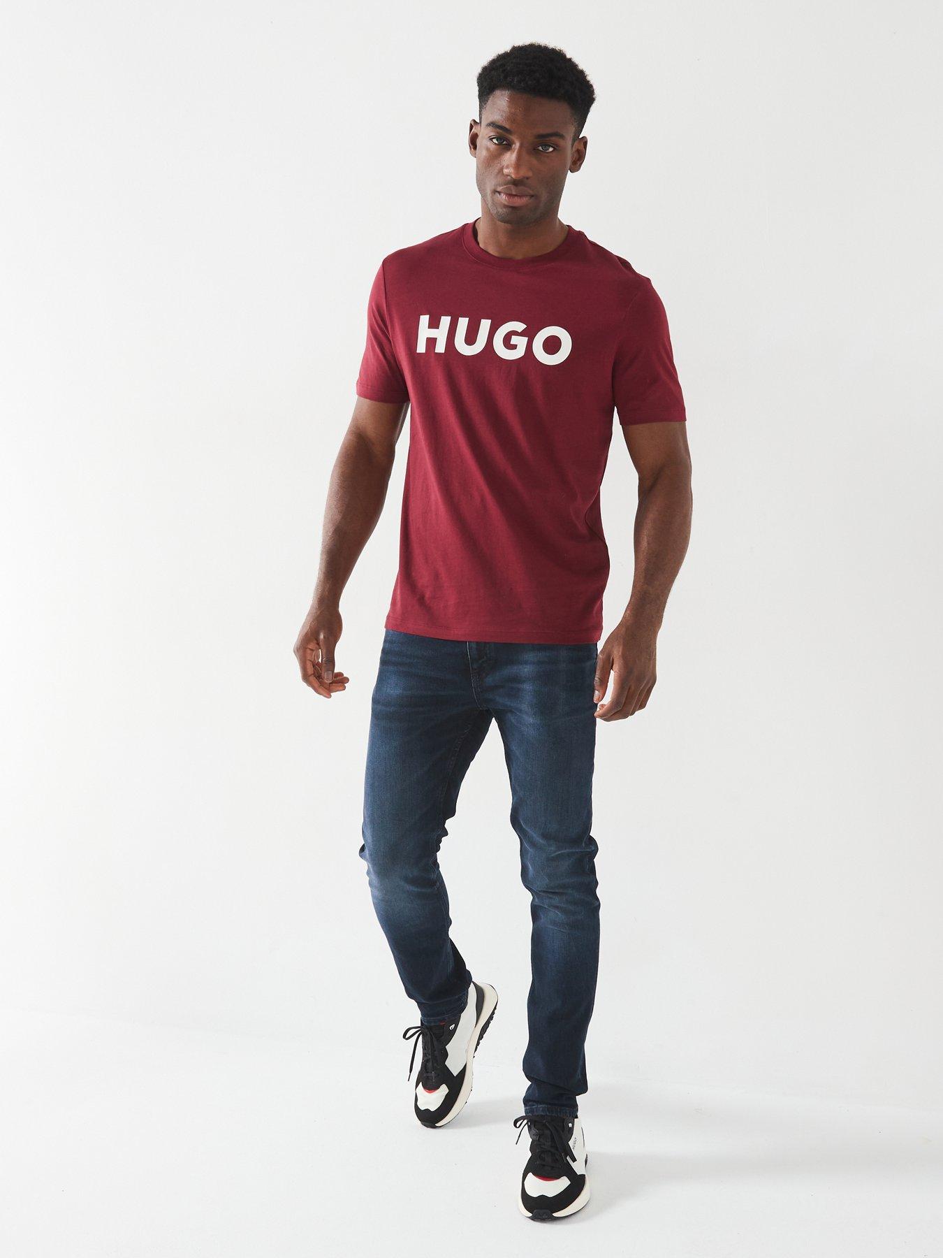 hugo-dulivio-chest-logo-regular-fit-t-shirt-dark-redback