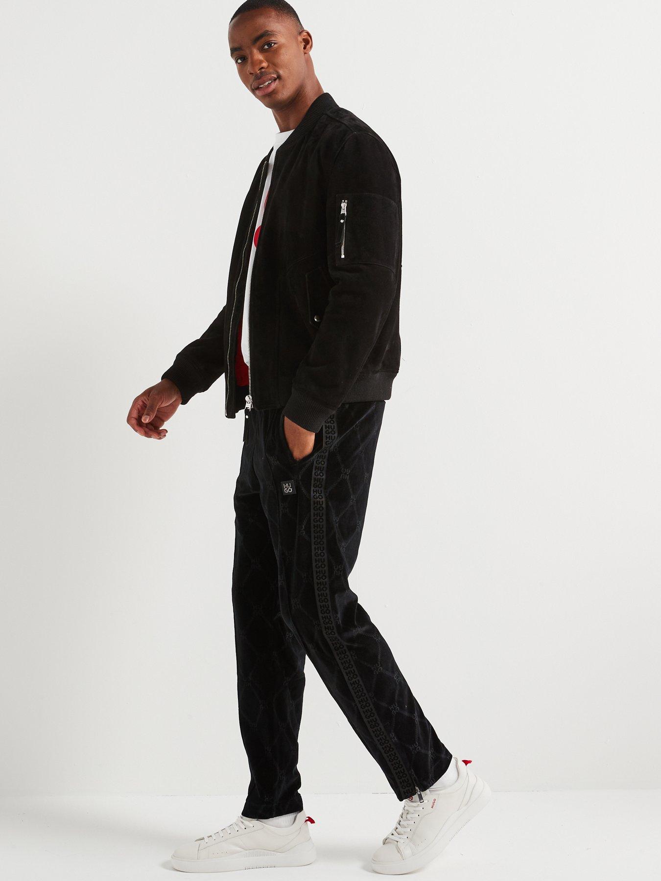 hugo-hugo-dislaco-mono-chain-relaxed-fit-velour-trousers-blackback