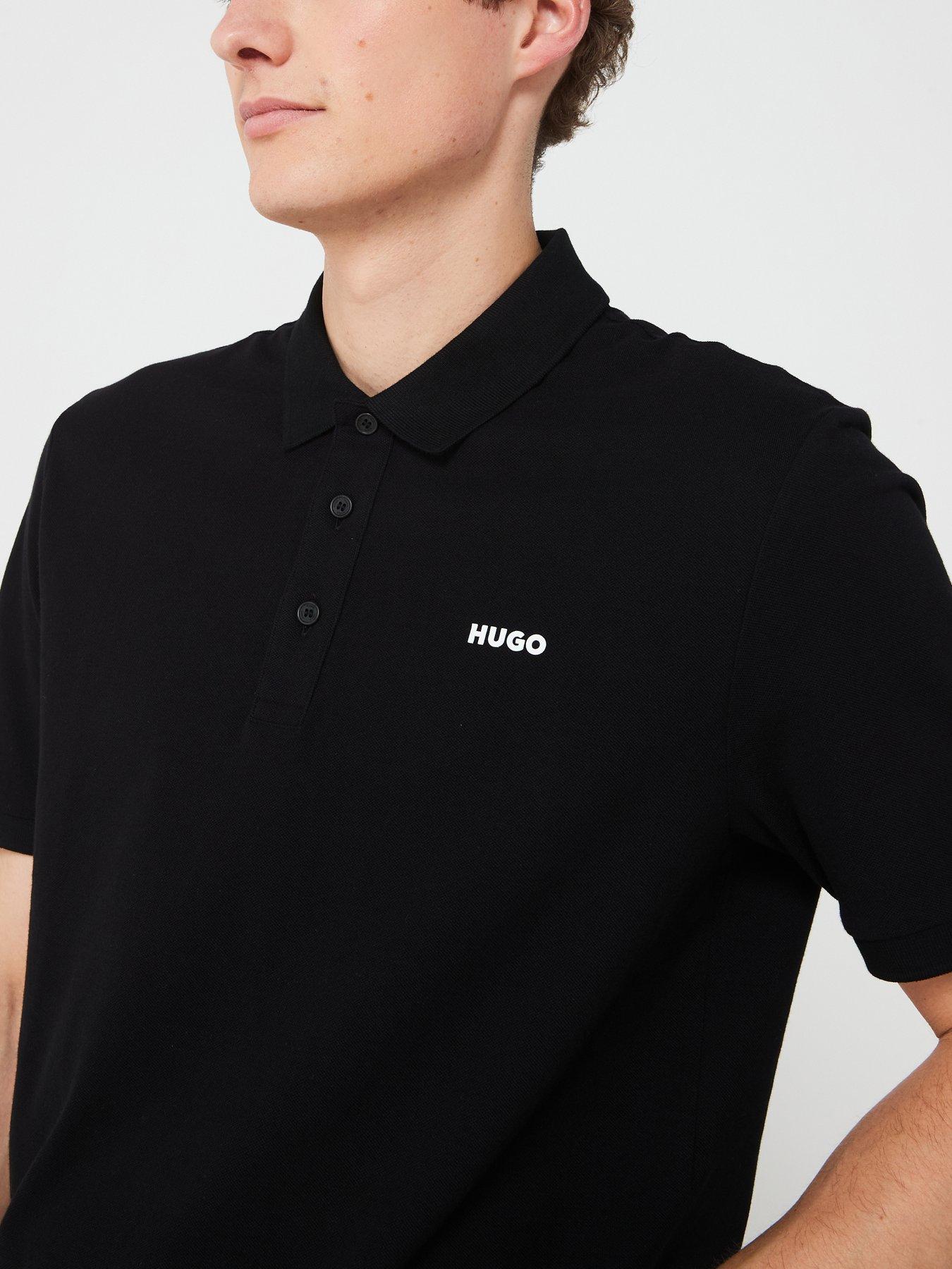 hugo-hugo-donos222-regular-fit-short-sleeve-polo-shirt-blackoutfit