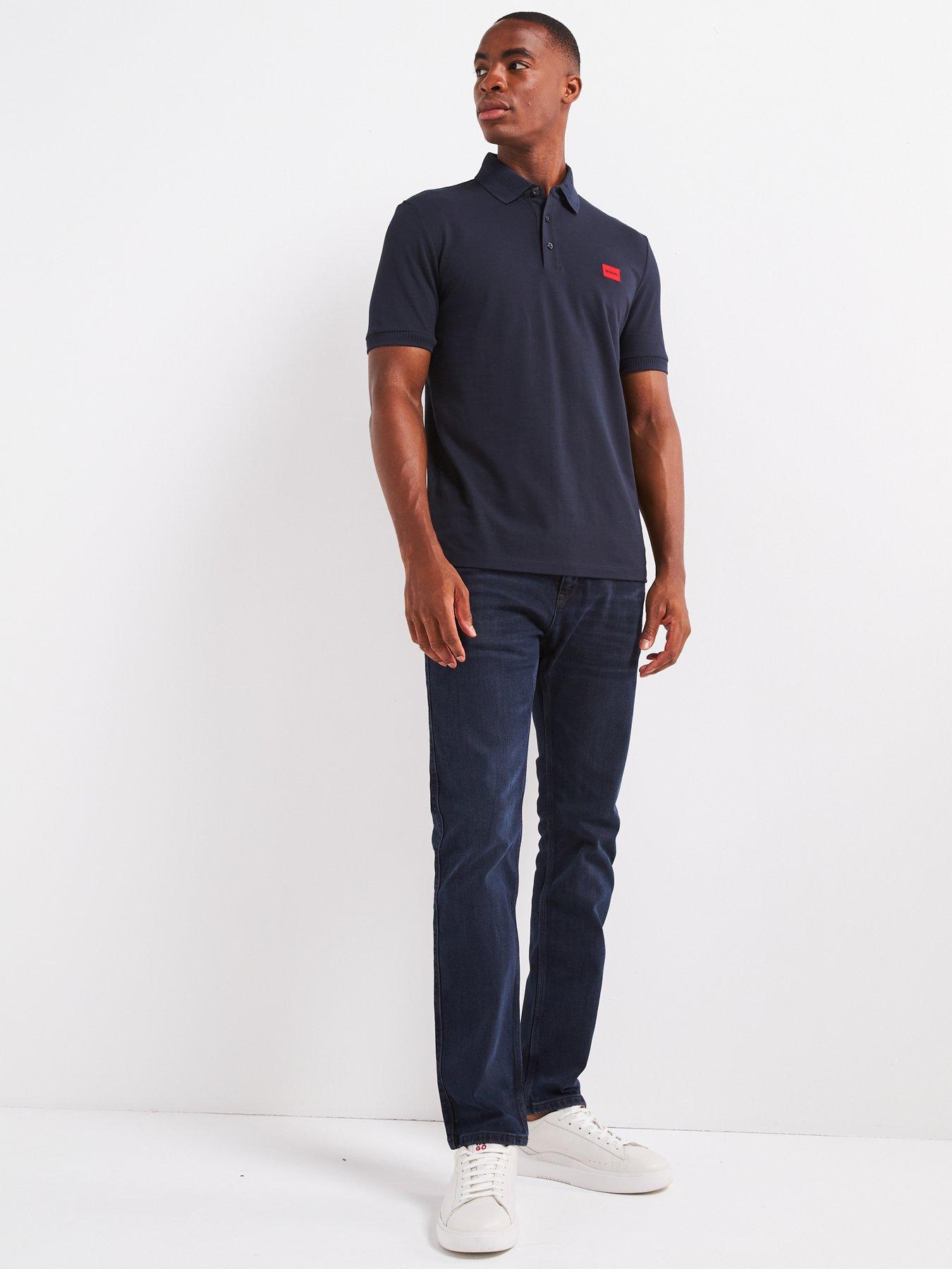 hugo-hugo-dereso232-slim-fit-left-chest-logo-polo-shirt-dark-blueback