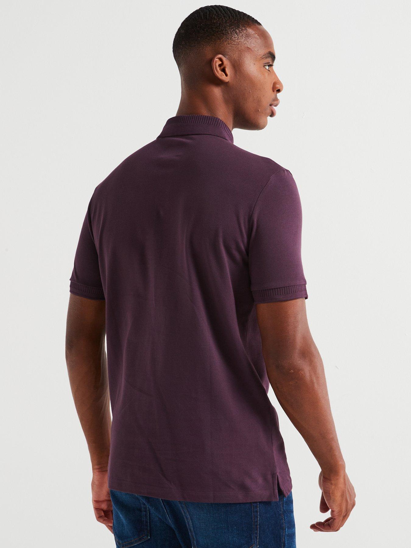 hugo-hugo-dereso232-slim-fit-left-chest-logo-polo-shirt-purplestillFront