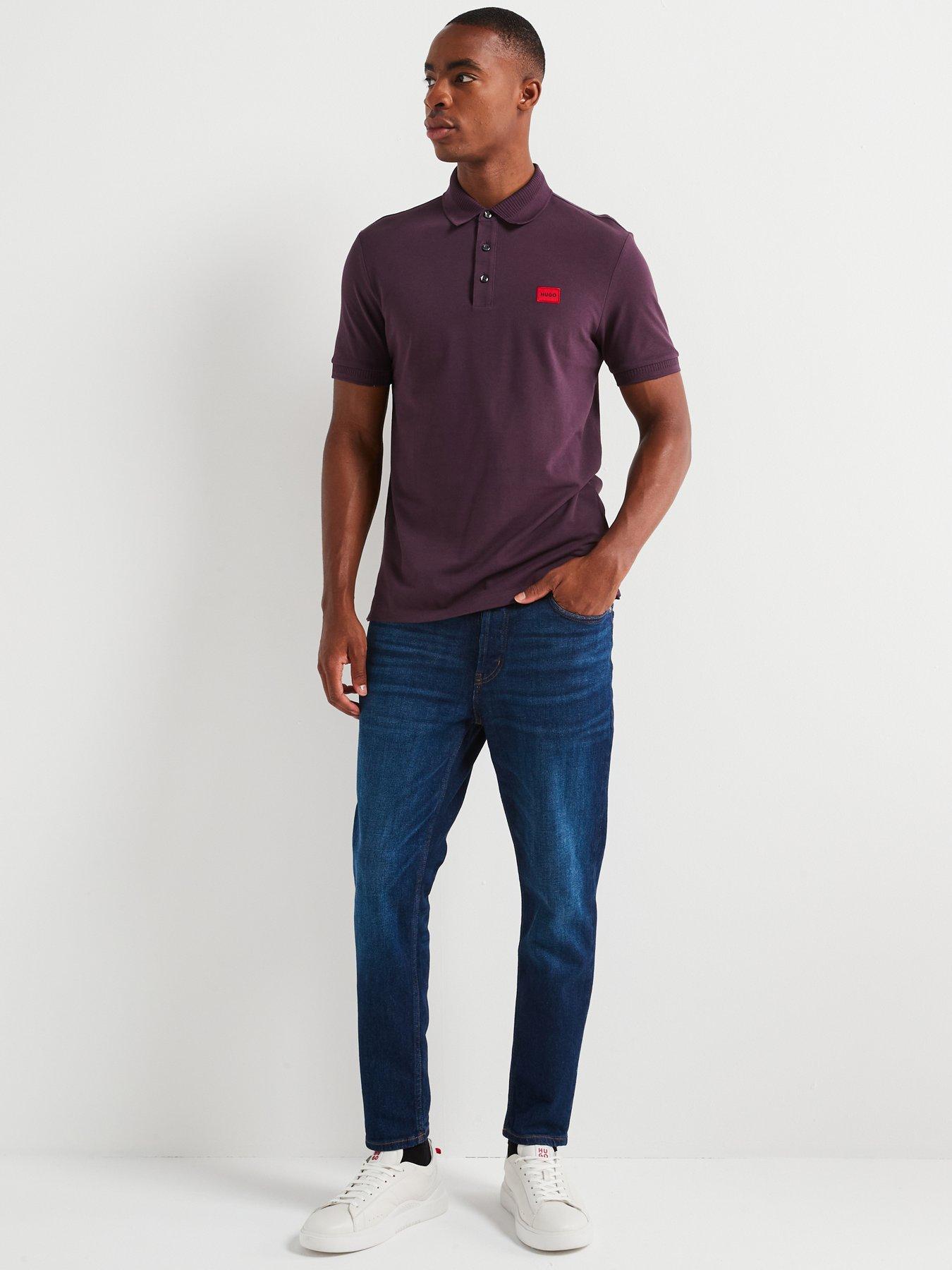 hugo-hugo-dereso232-slim-fit-left-chest-logo-polo-shirt-purpleback