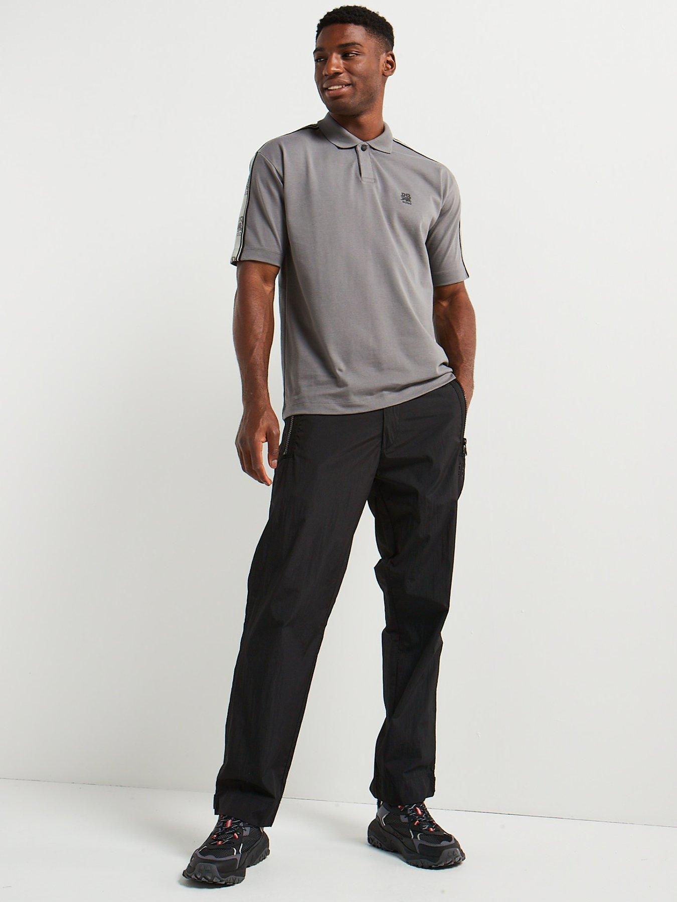 hugo-x-rbnbspdracknbsptaping-relaxed-fit-polo-shirt-greyback