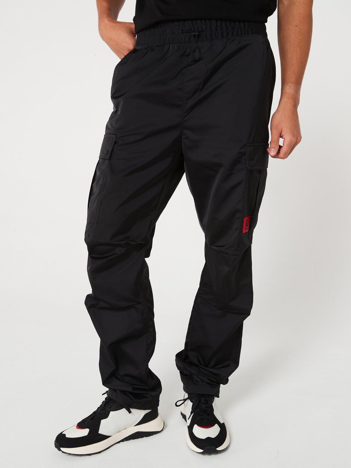 hugo-x-rbnbspguno243nbspnylon-cargo-pants-black