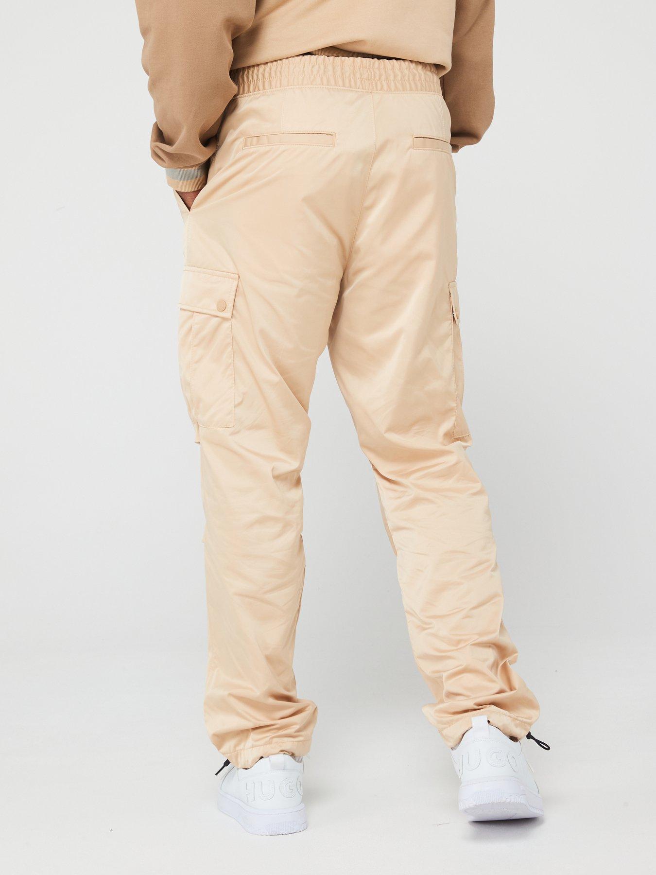 hugo-x-rbnbspguno243nbspnylon-cargo-pants-beigestillFront