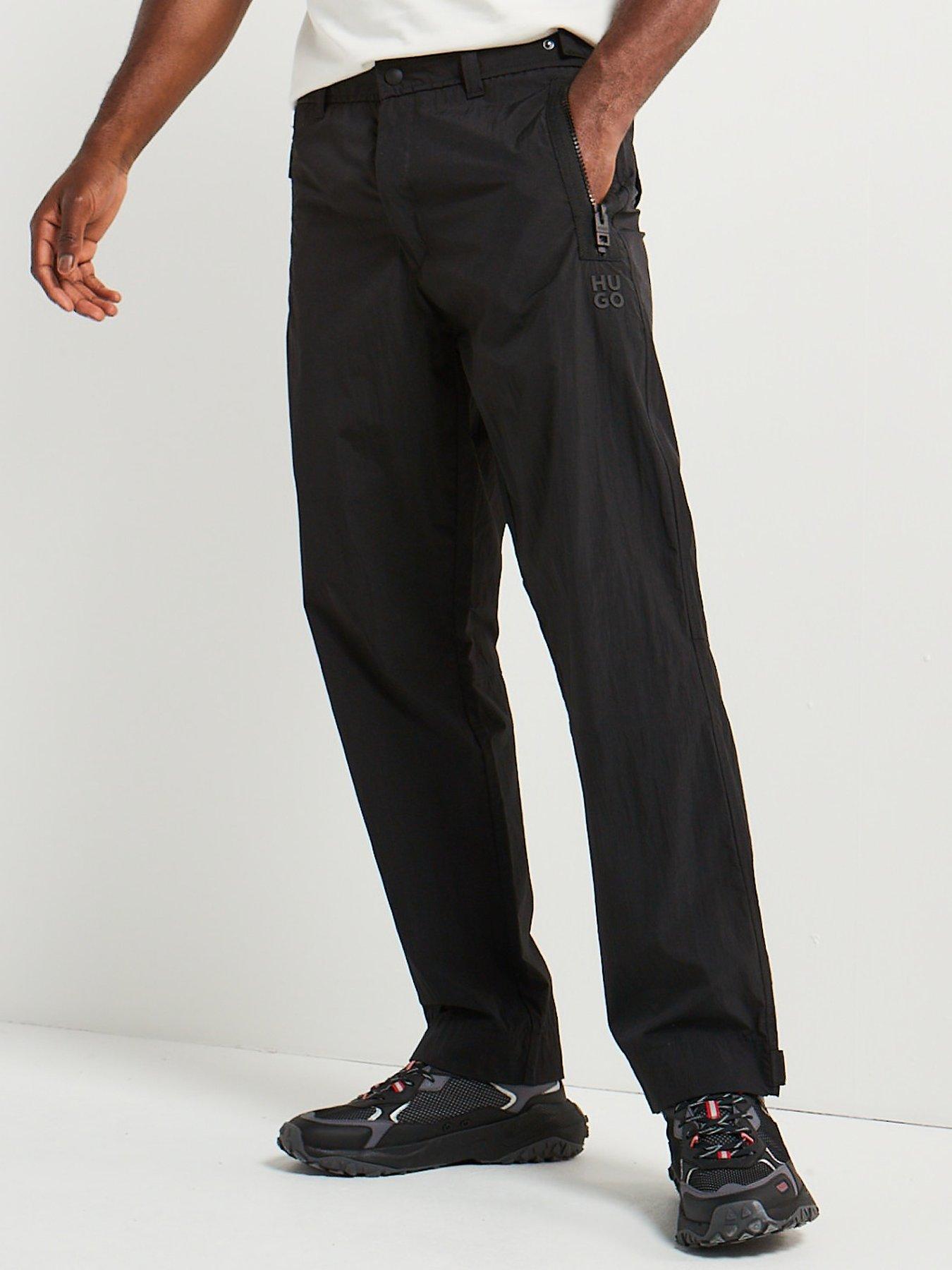 hugo-hugo-geret244-regular-fit-nylon-cargo-pants-black