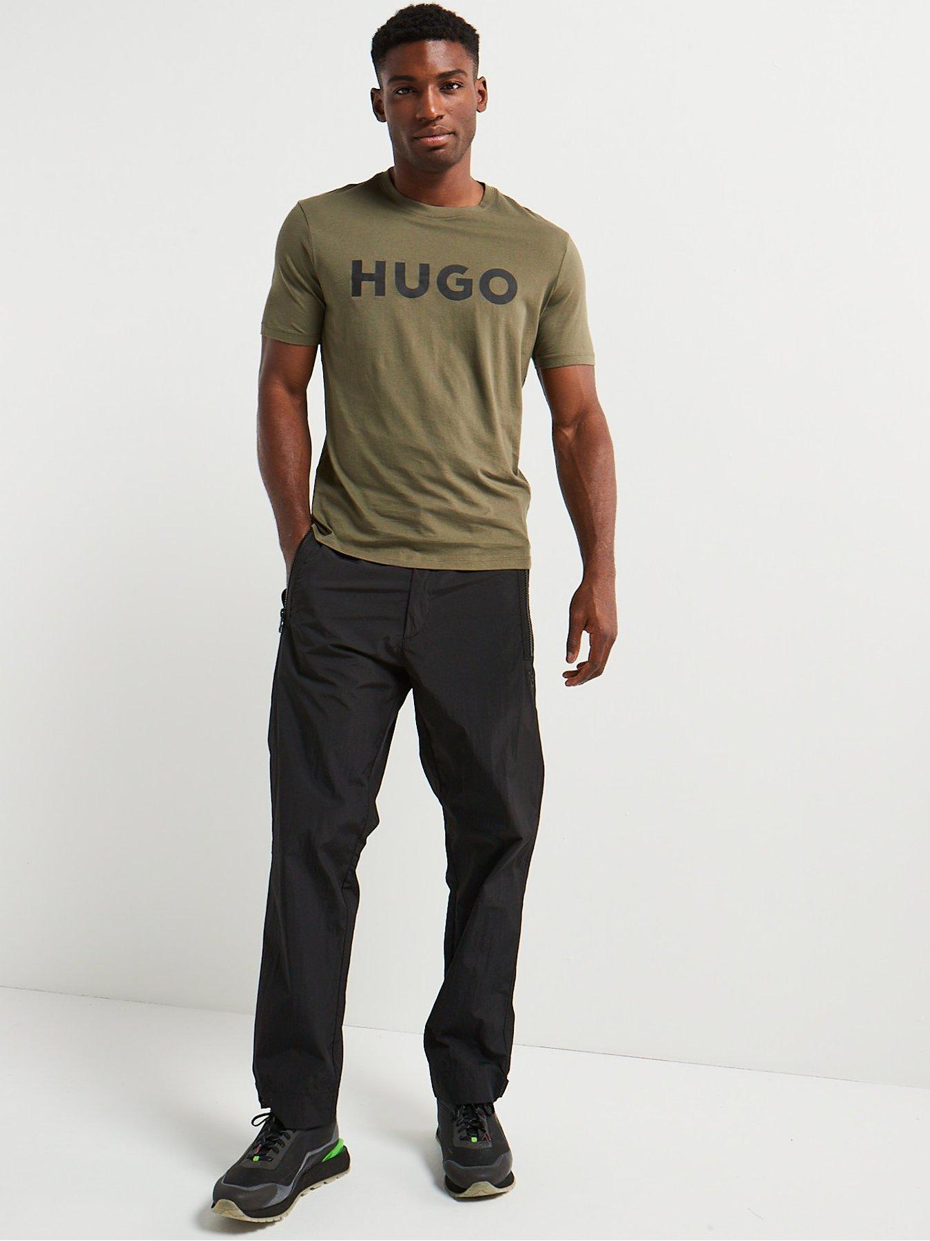 hugo-hugo-dulivio-chest-logo-regular-fit-t-shirt-khakiback