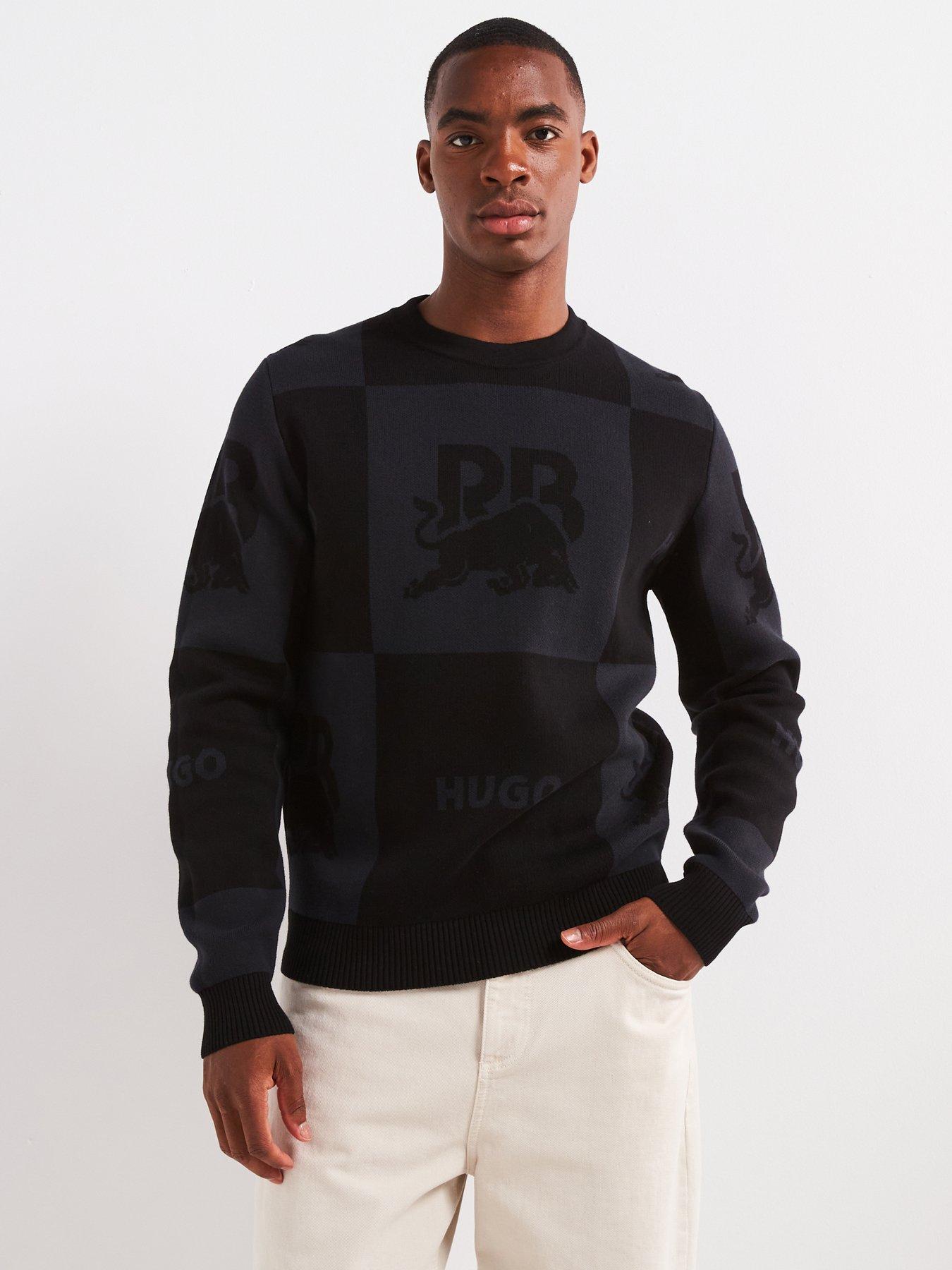 hugo-x-rbnbspsormelnbsprelaxed-fit-knitted-jumper-black