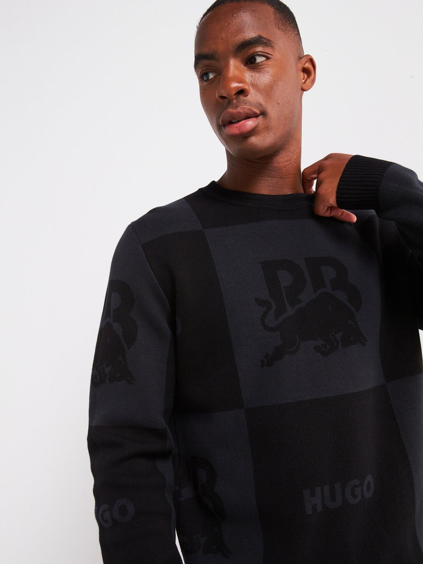 hugo-x-rbnbspsormelnbsprelaxed-fit-knitted-jumper-blackoutfit