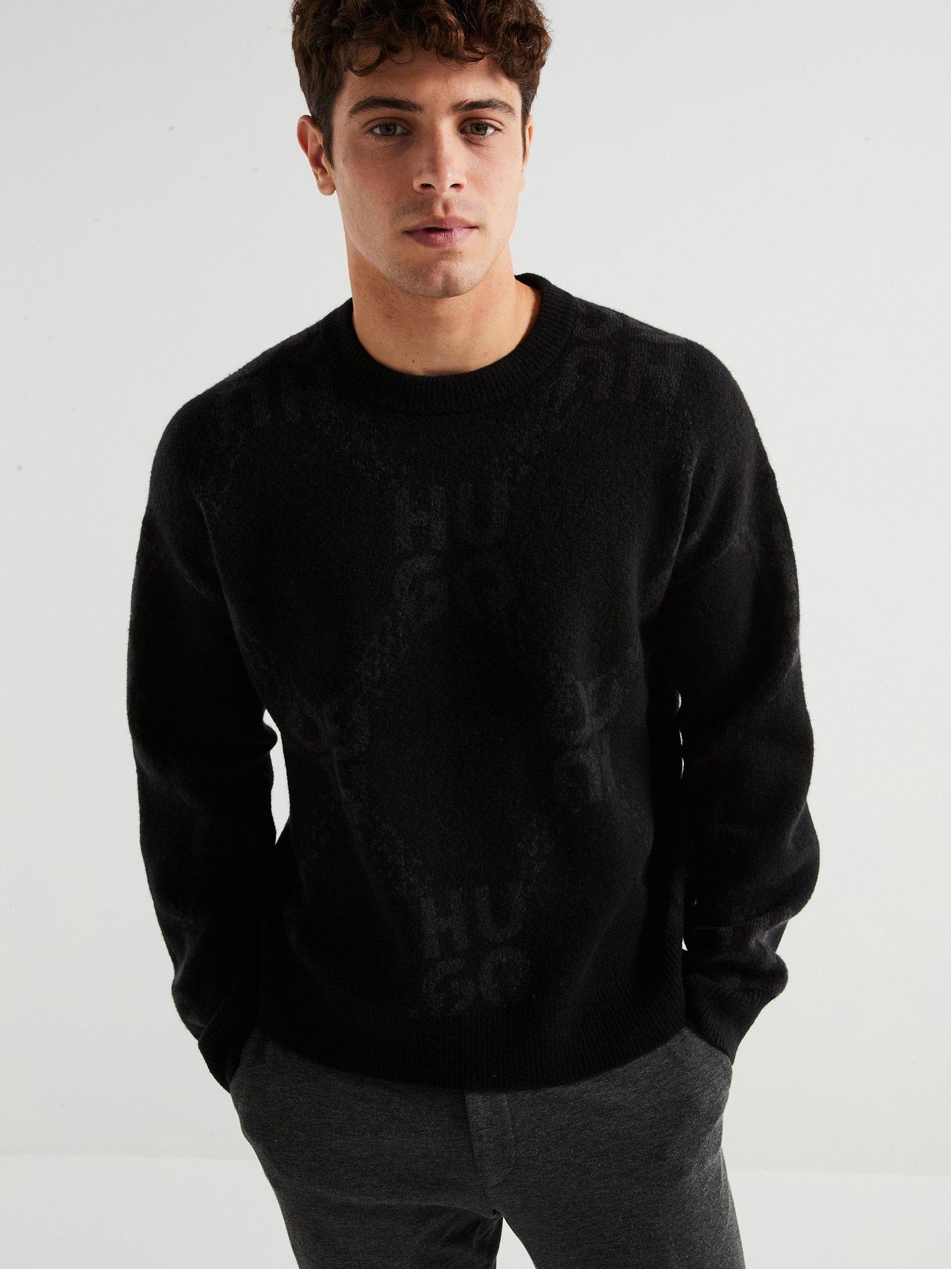 hugo-hugo-shain-relaxed-fit-mono-chain-knitted-jumper-blackdetail