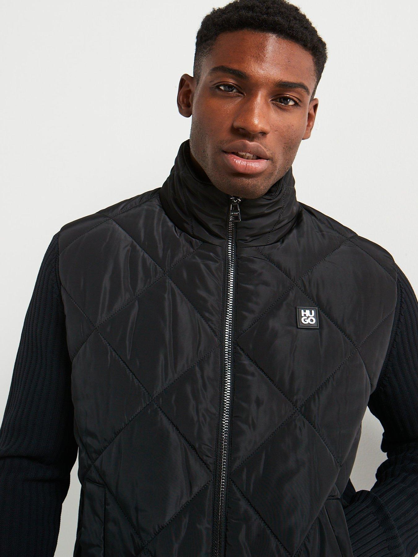 hugo-hugo-sybon-padded-zip-thru-knitted-jacket-blackoutfit