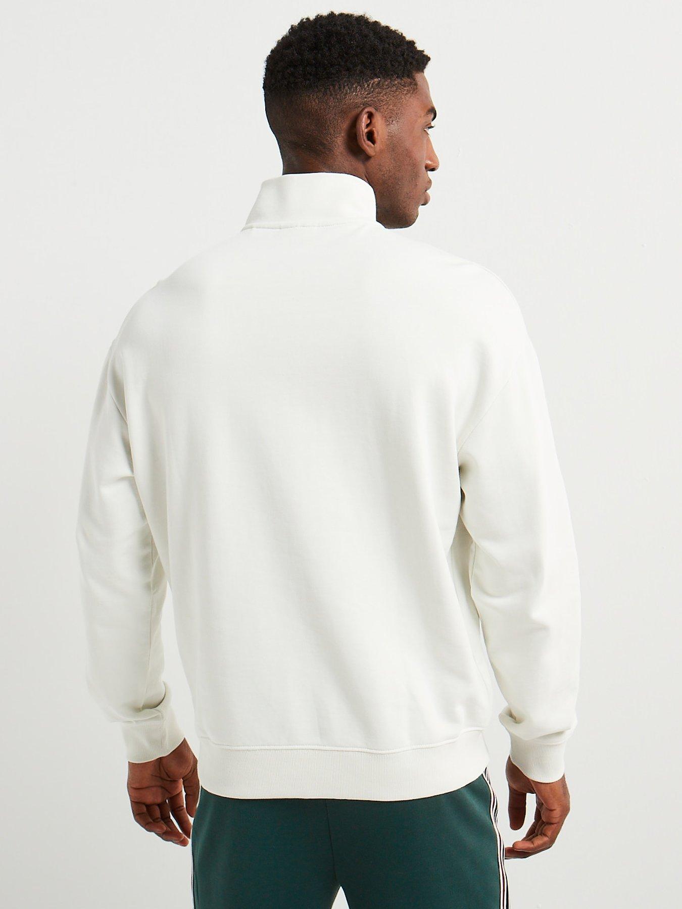 hugo-durty244-relaxed-fit-14-zip-sweatshirt-whitestillFront