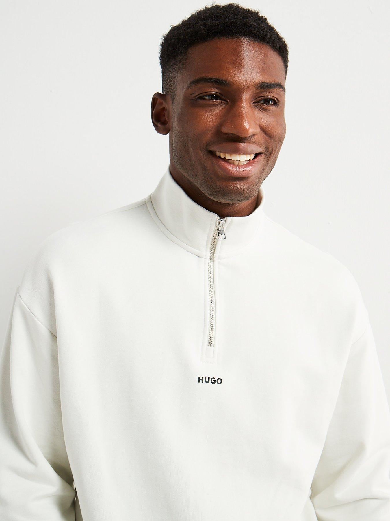 hugo-durty244-relaxed-fit-14-zip-sweatshirt-whiteoutfit